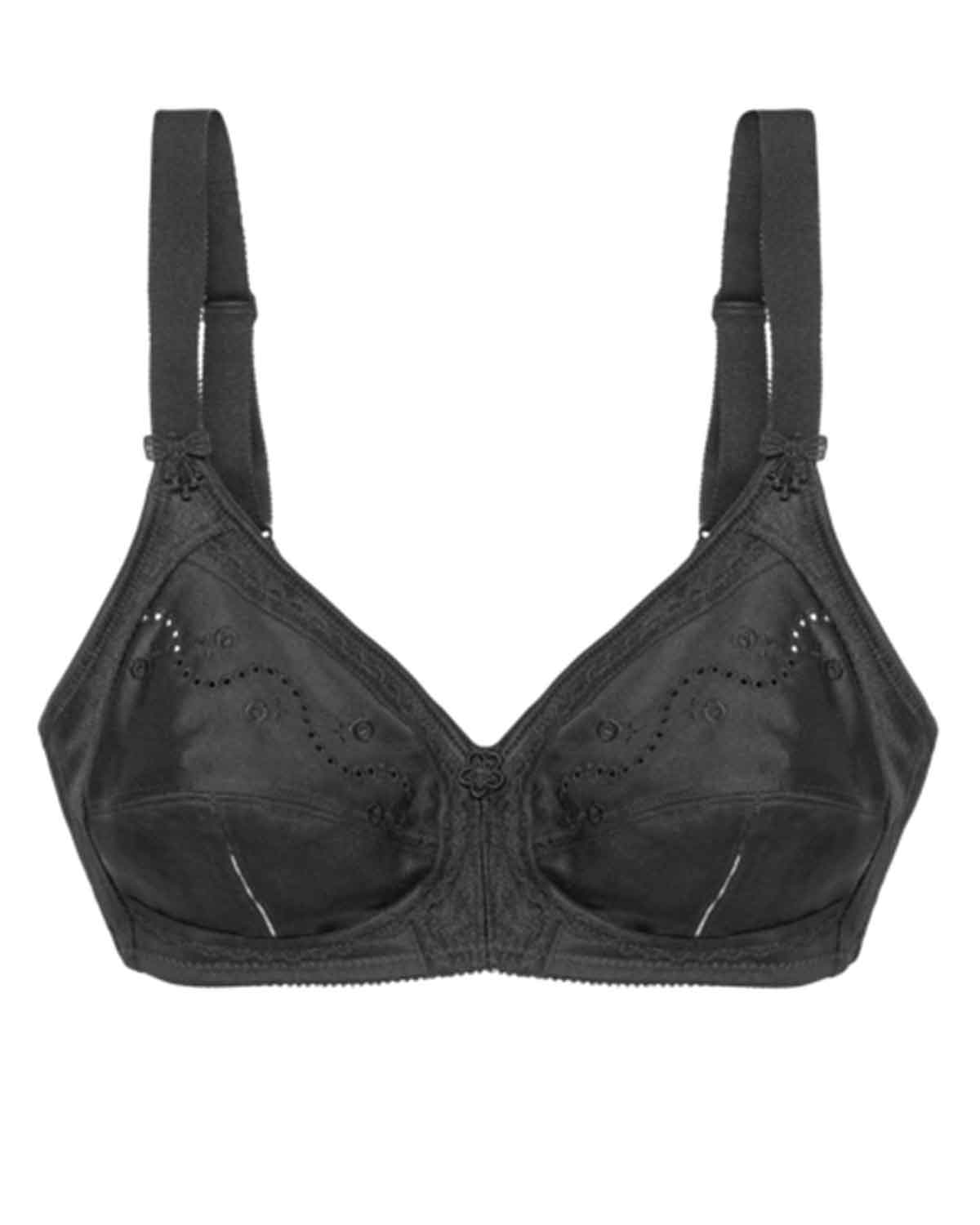 Triumph Doreen Cotton Bra - Black