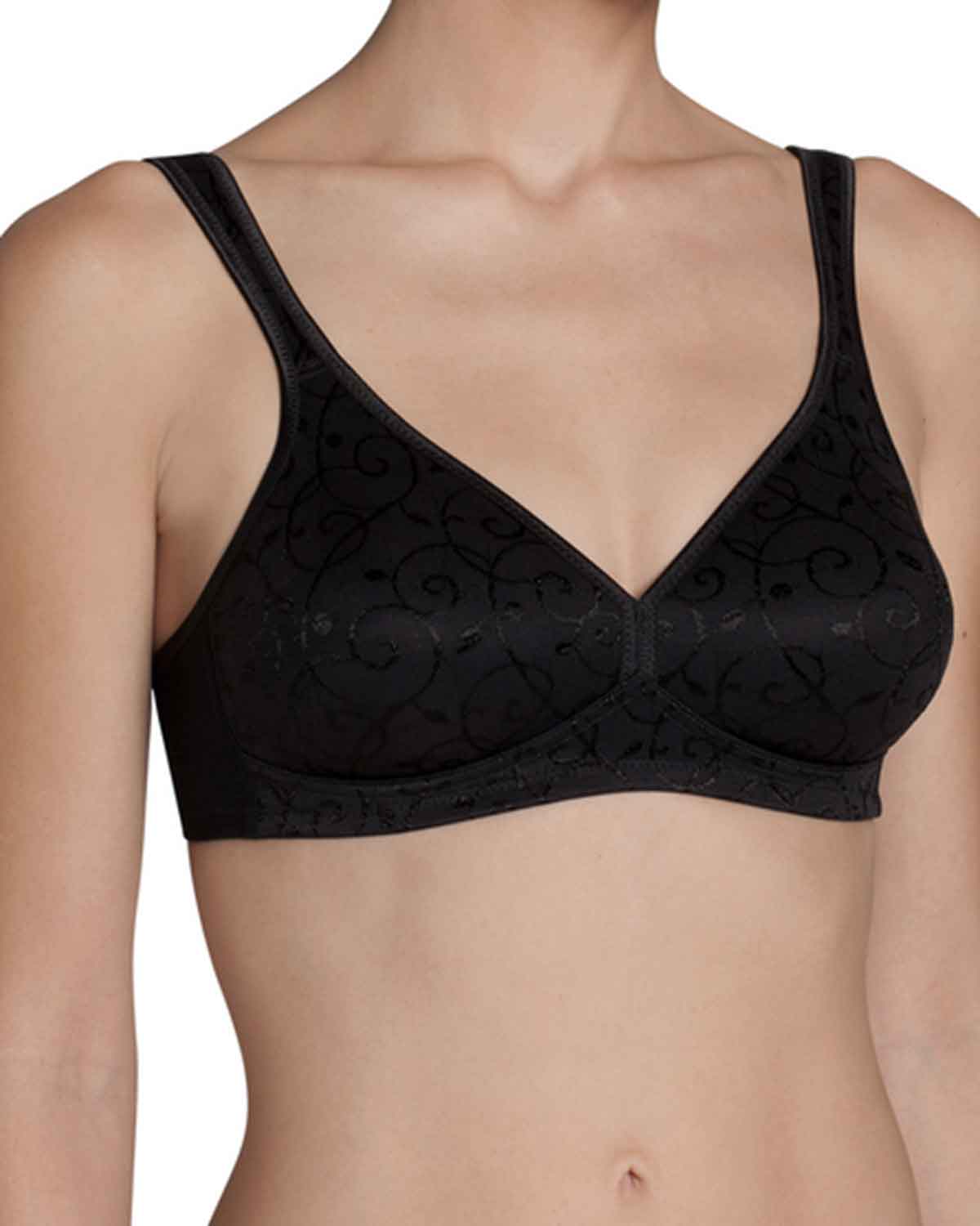 Triumph Elegant Cotton Bra - Black