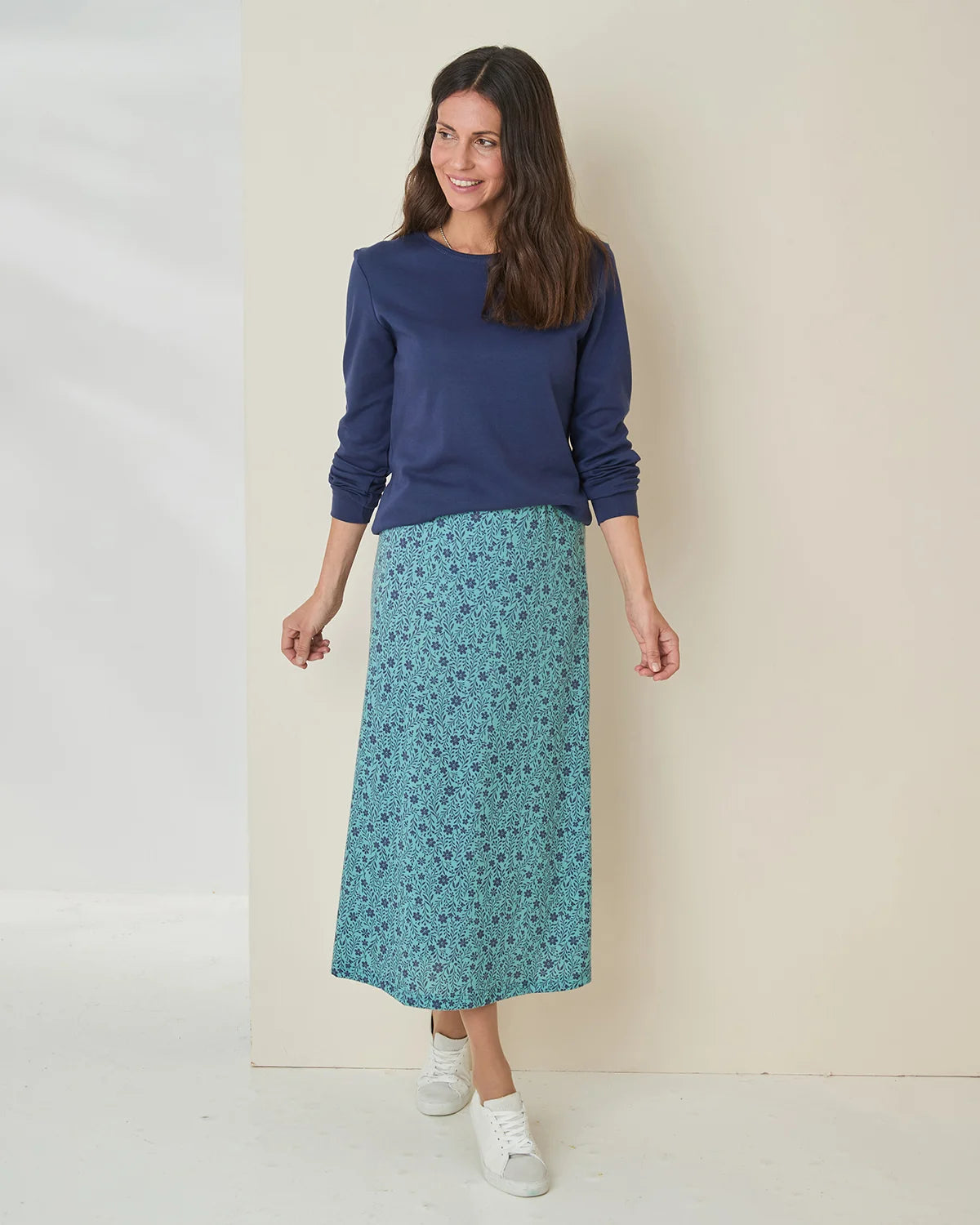 Aliyah Floral A Line Skirt