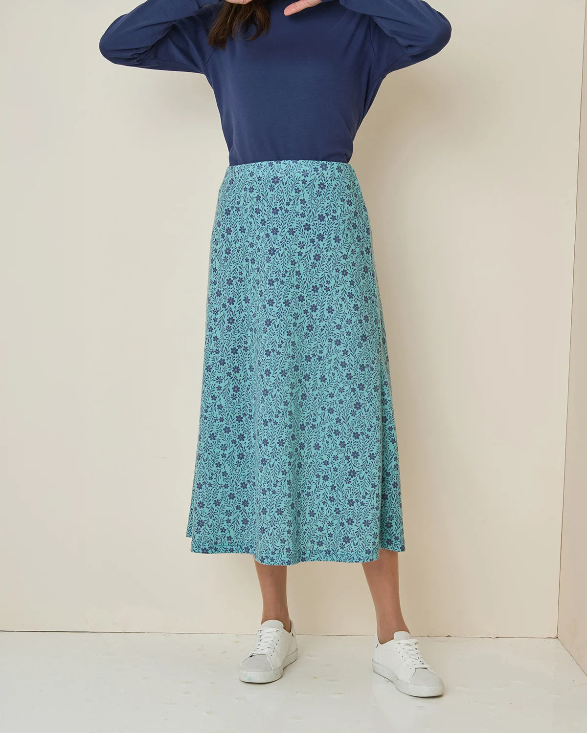 Aliyah Floral A Line Skirt