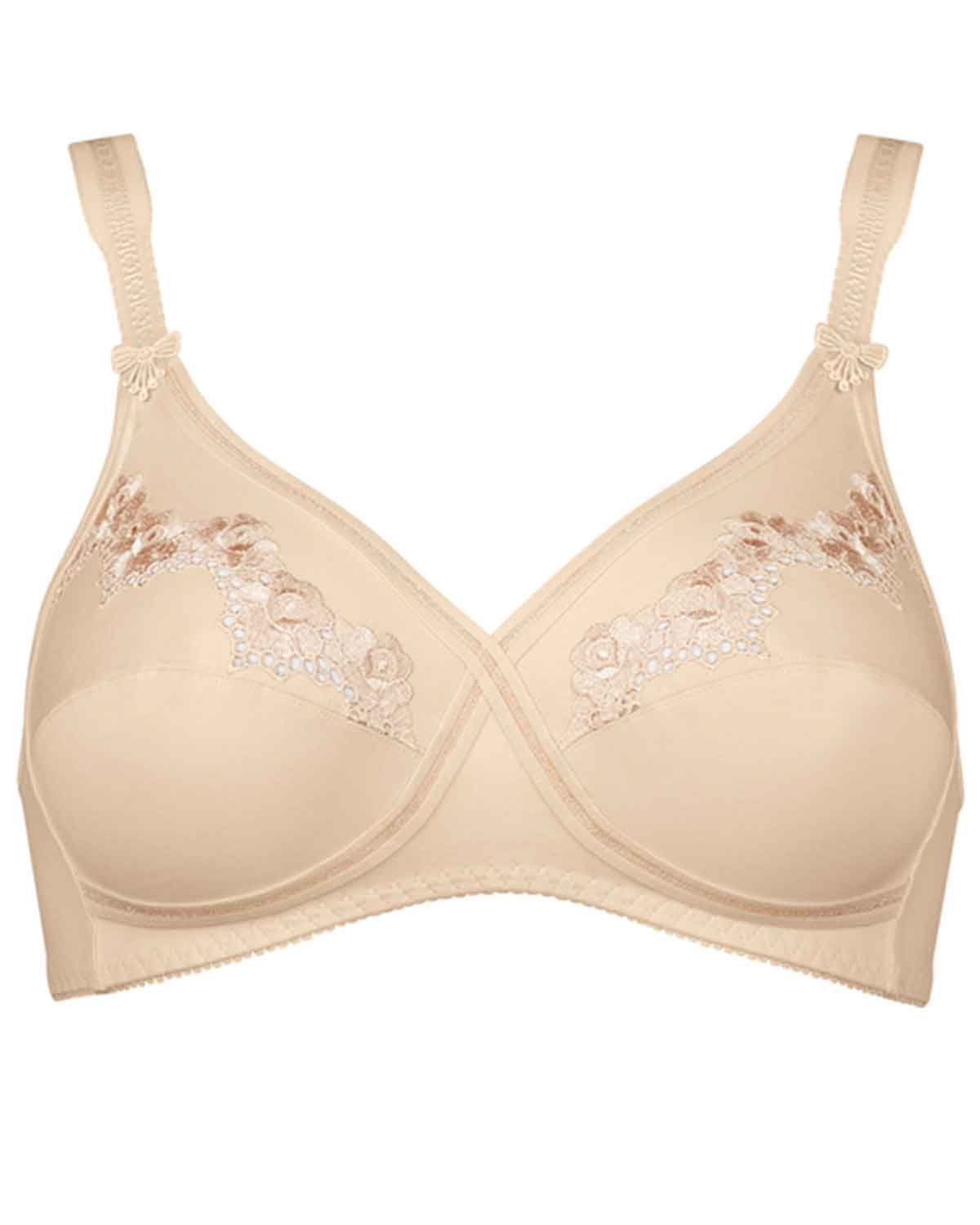 Triumph Elasti-Cross + Cotton Bra - Beige