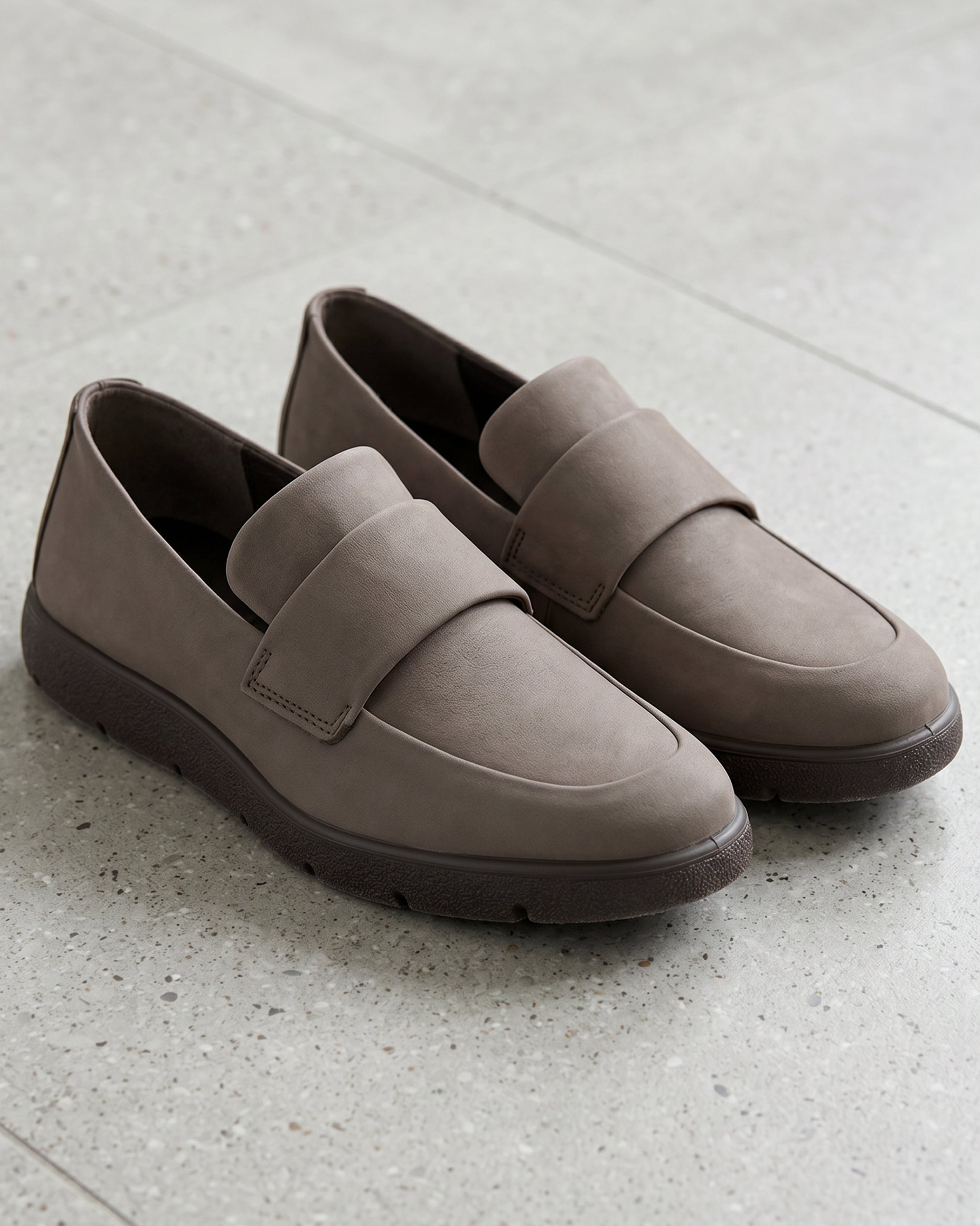 Ecco Soft Bella Loafer Shoe - Marron