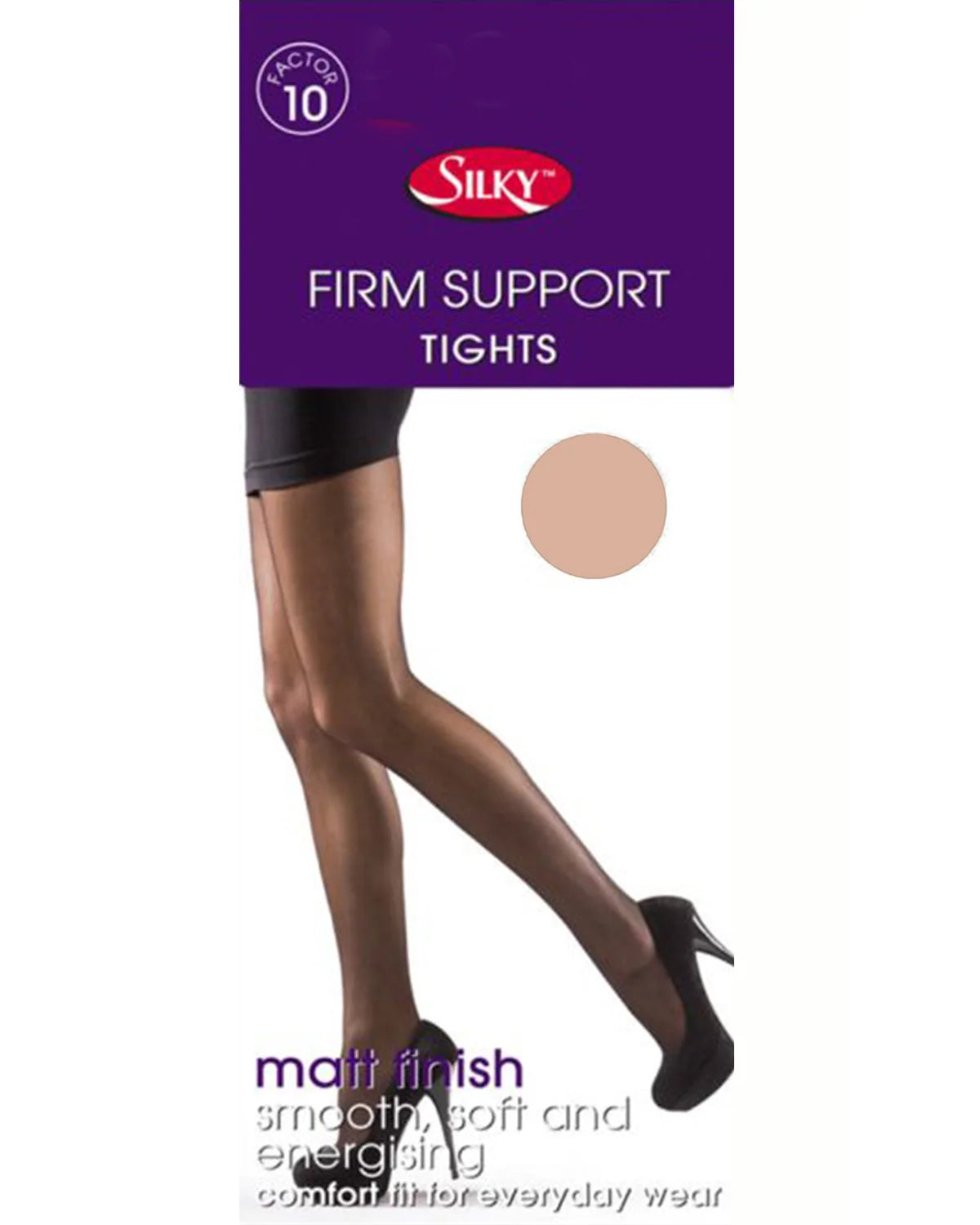 Silky Firm Support 30 Denier Tights - Nude
