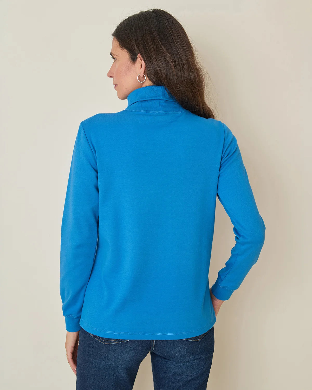 Cotton Polo Necks - Delphinium