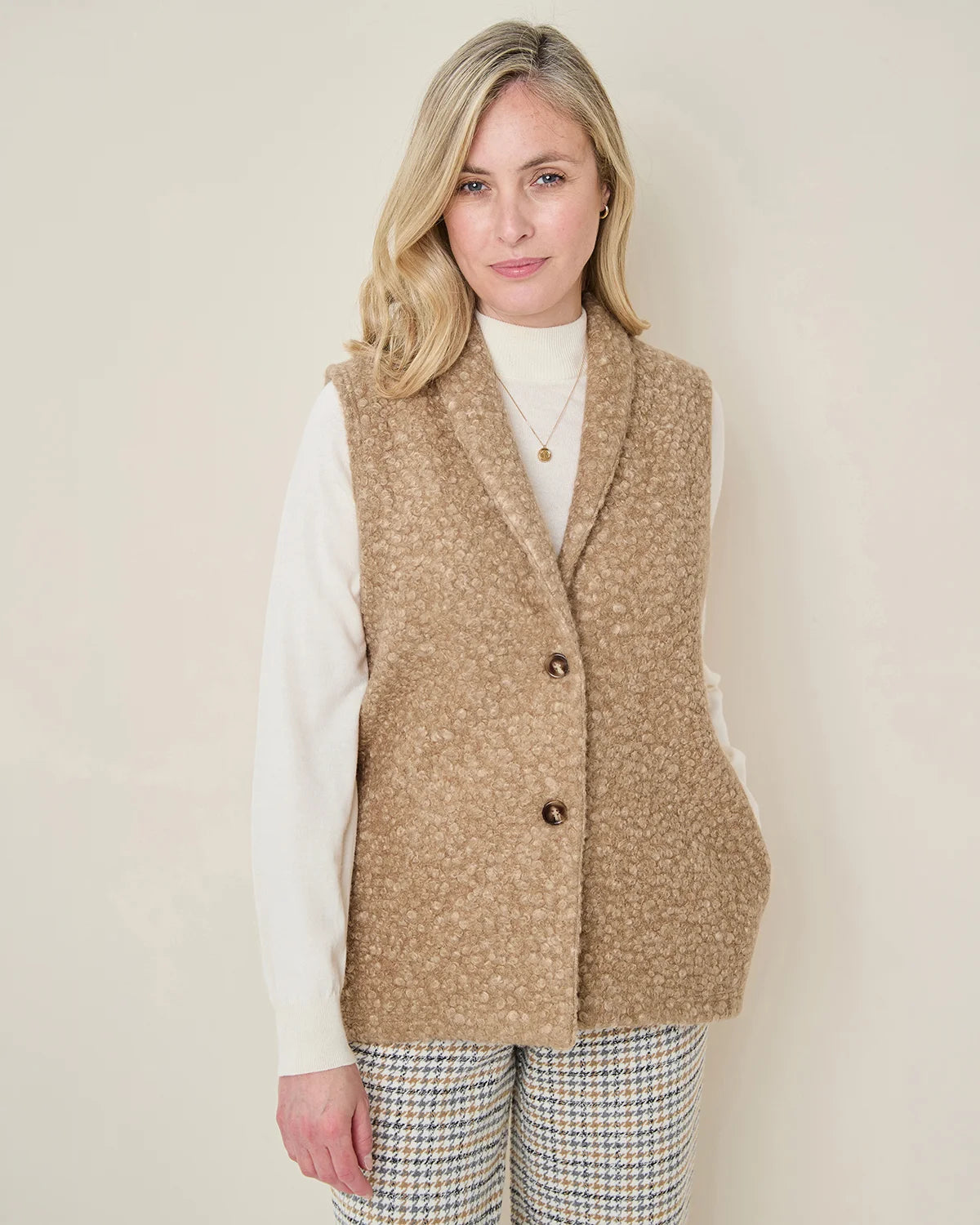 Gillian Bouclé Fleece Gilet