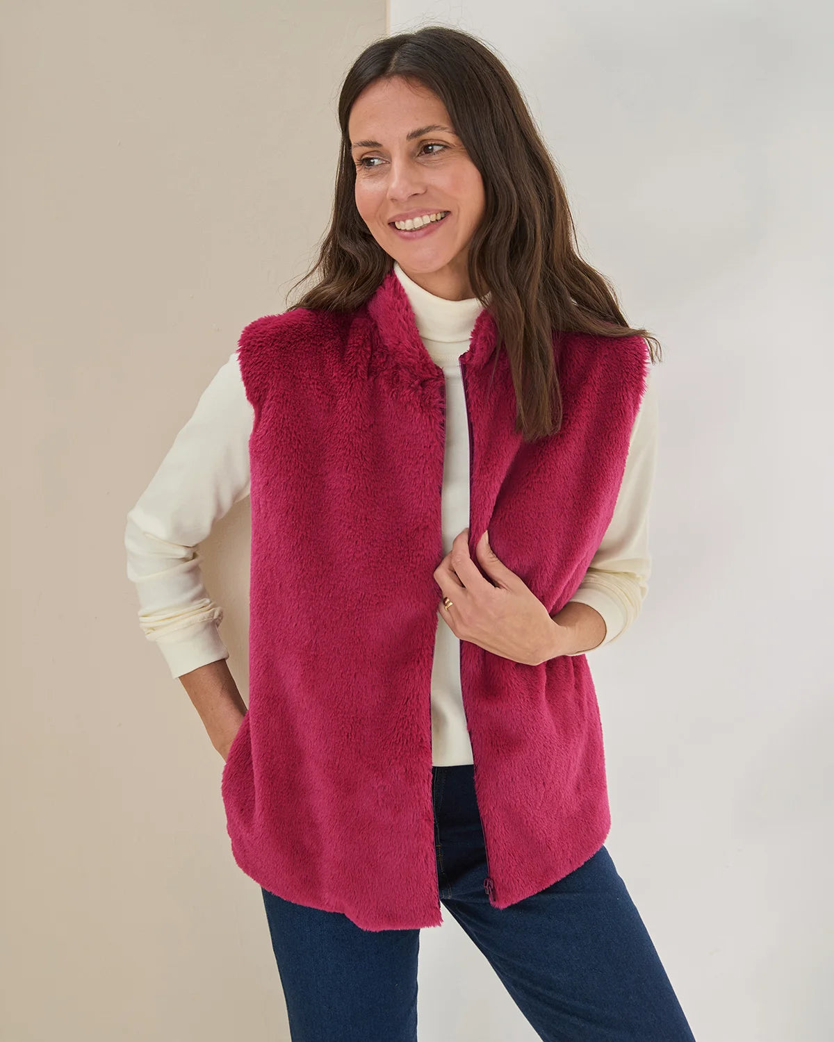 Kira Faux Fur Gilet