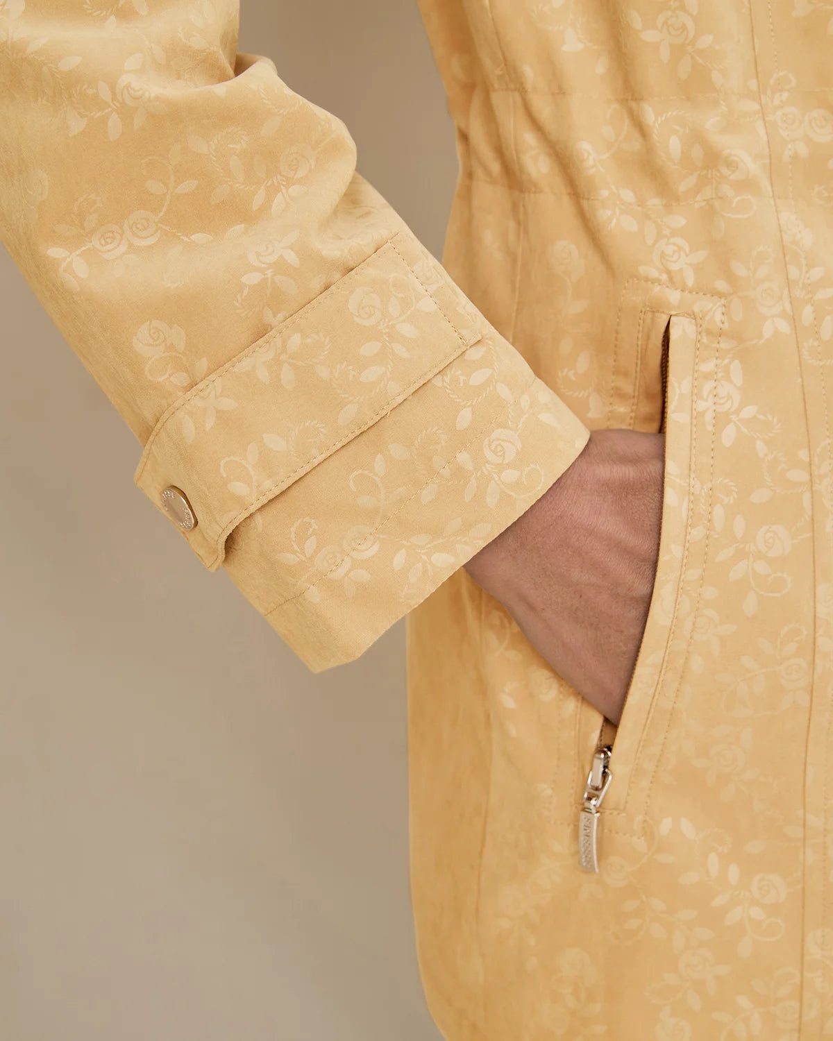 Lottie Showerproof Coat - Light Gold