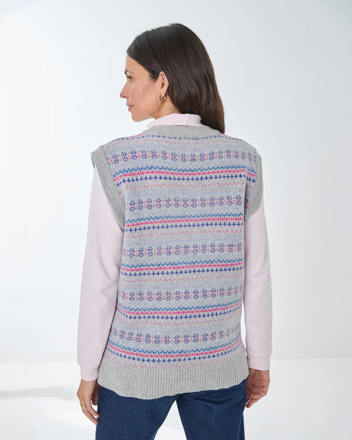 Mary Fairisle Pure Lambswool Slipover