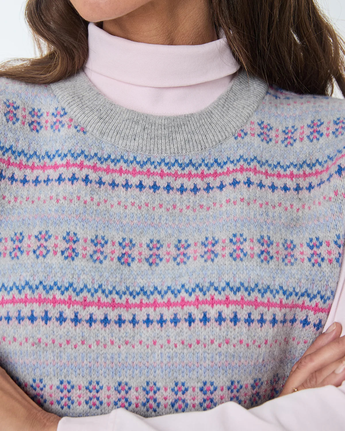 Mary Fairisle Pure Lambswool Slipover