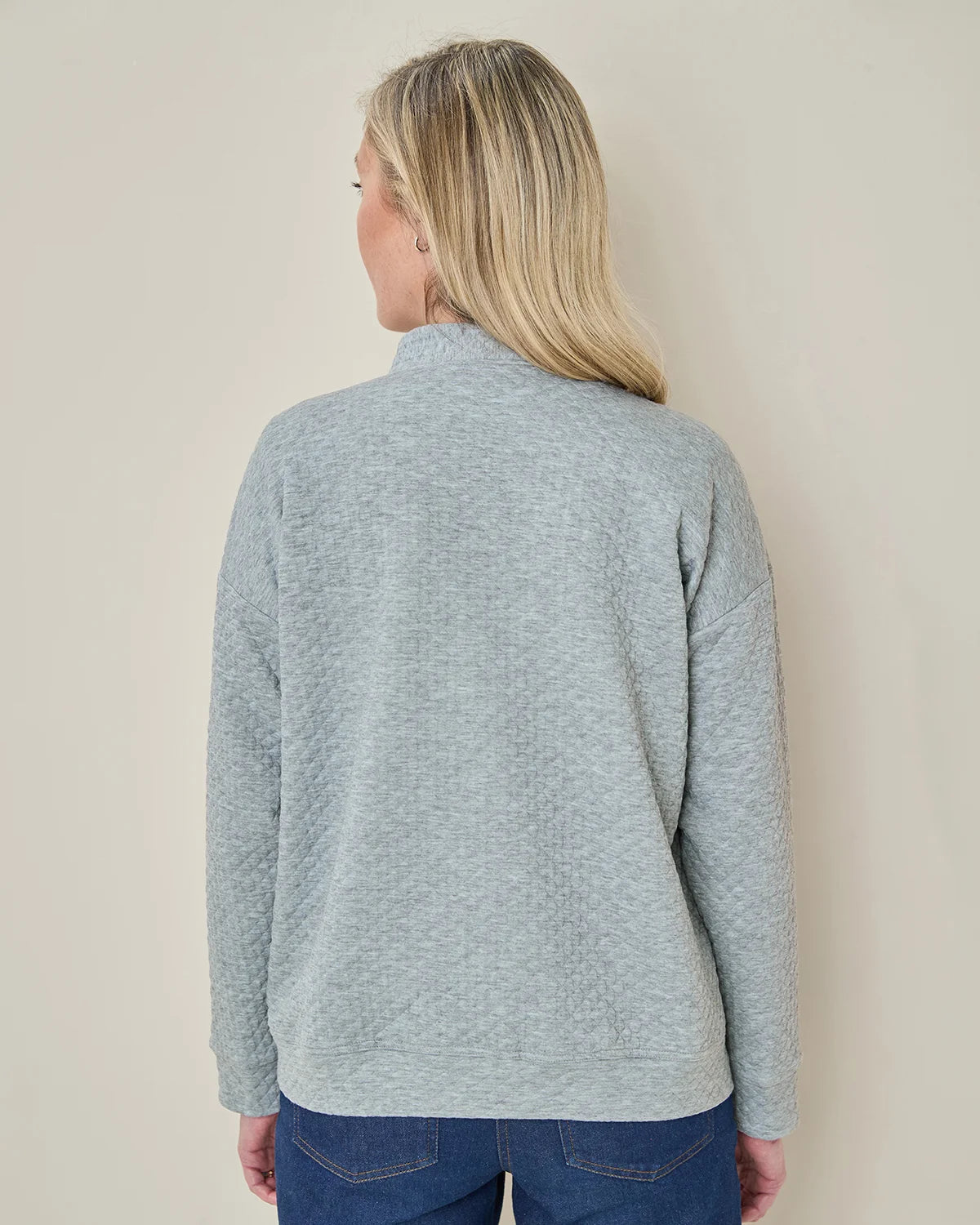 Nova Silver Quilted Leisure Cardigan