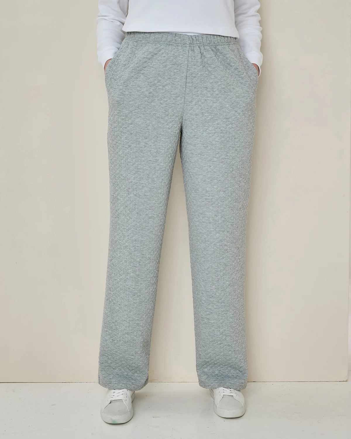 Nova Silver Quilted Leisure Trousers