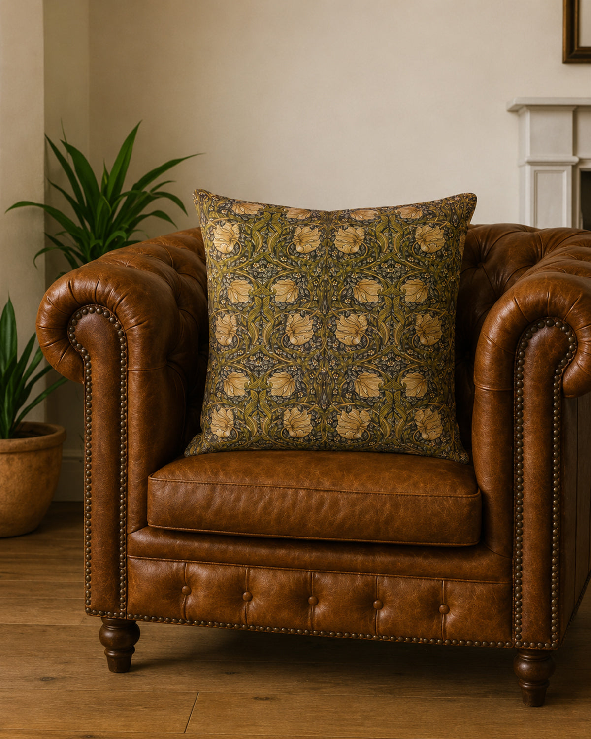 Pure Cotton Printed Cushions - Flora