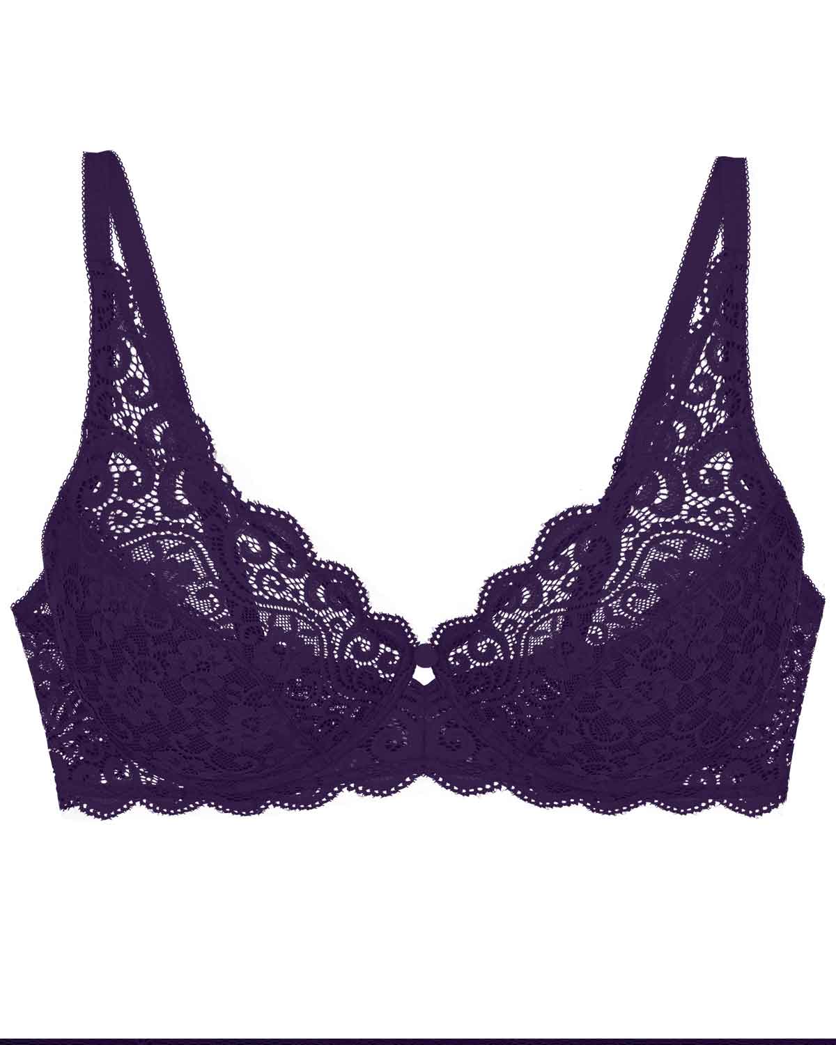 Triumph Amourette Non-Wired Bra - Purple
