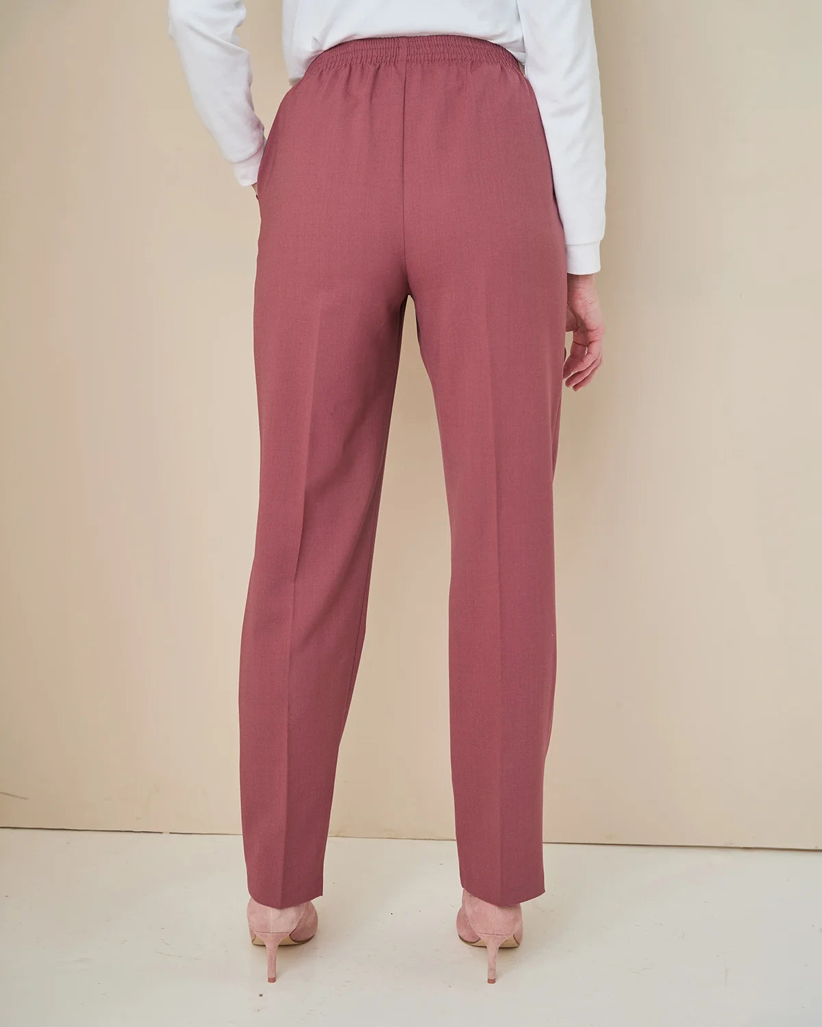 Sandown Pull On Trousers - Rosewood
