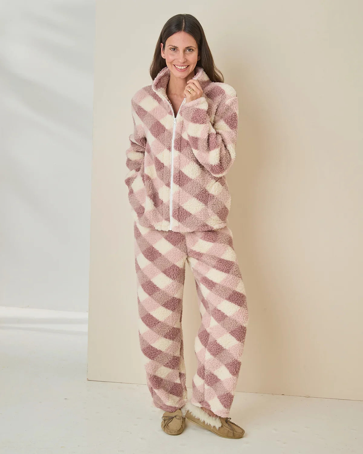 Slenderella Raya Fleece Pyjama Trousers