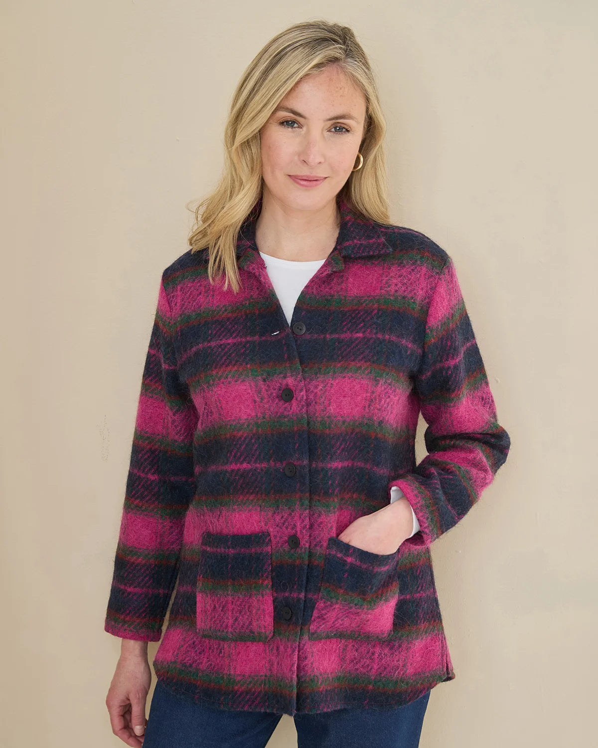 Tammy Wool Rich Checked Jacket