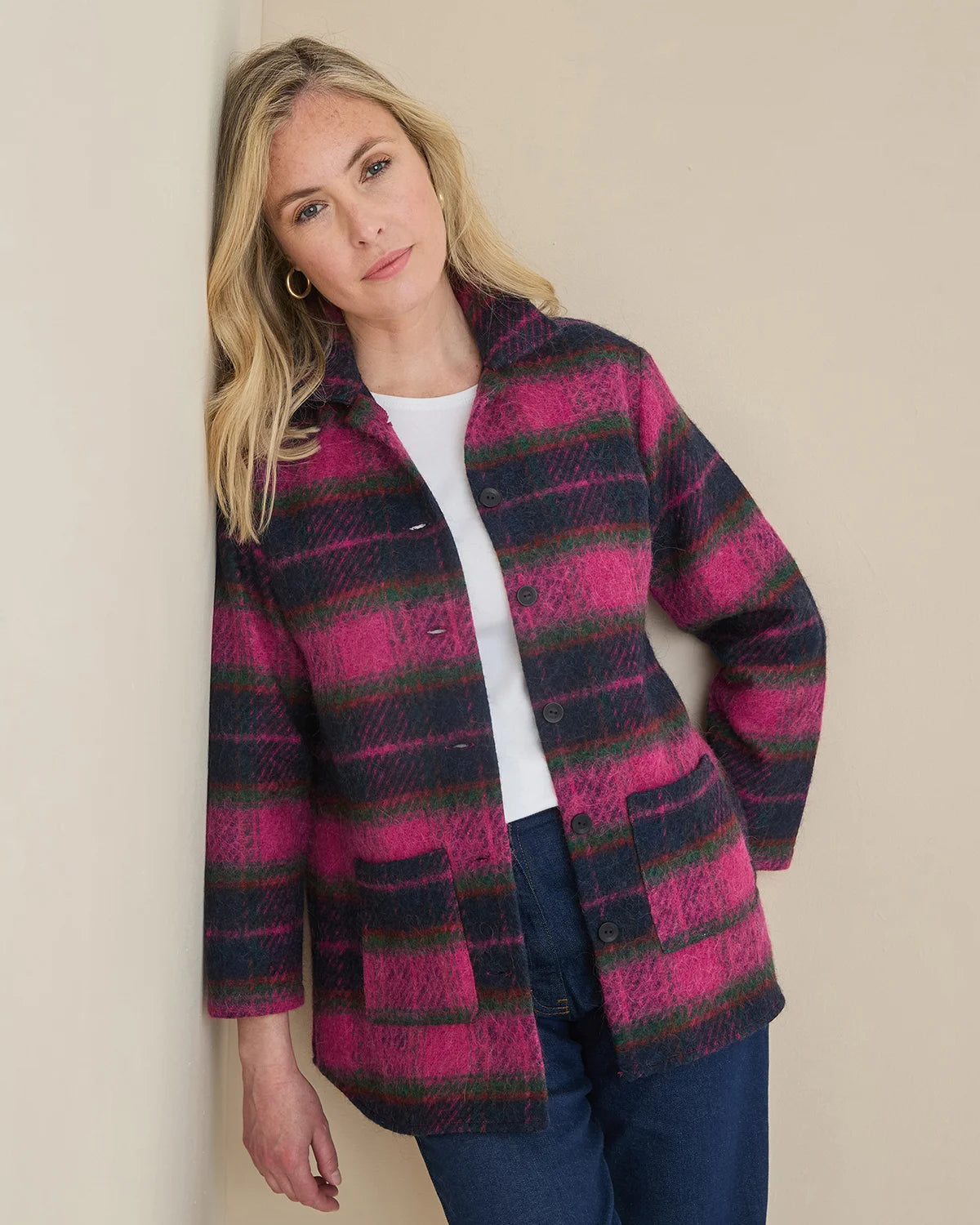 Tammy Wool Rich Checked Jacket