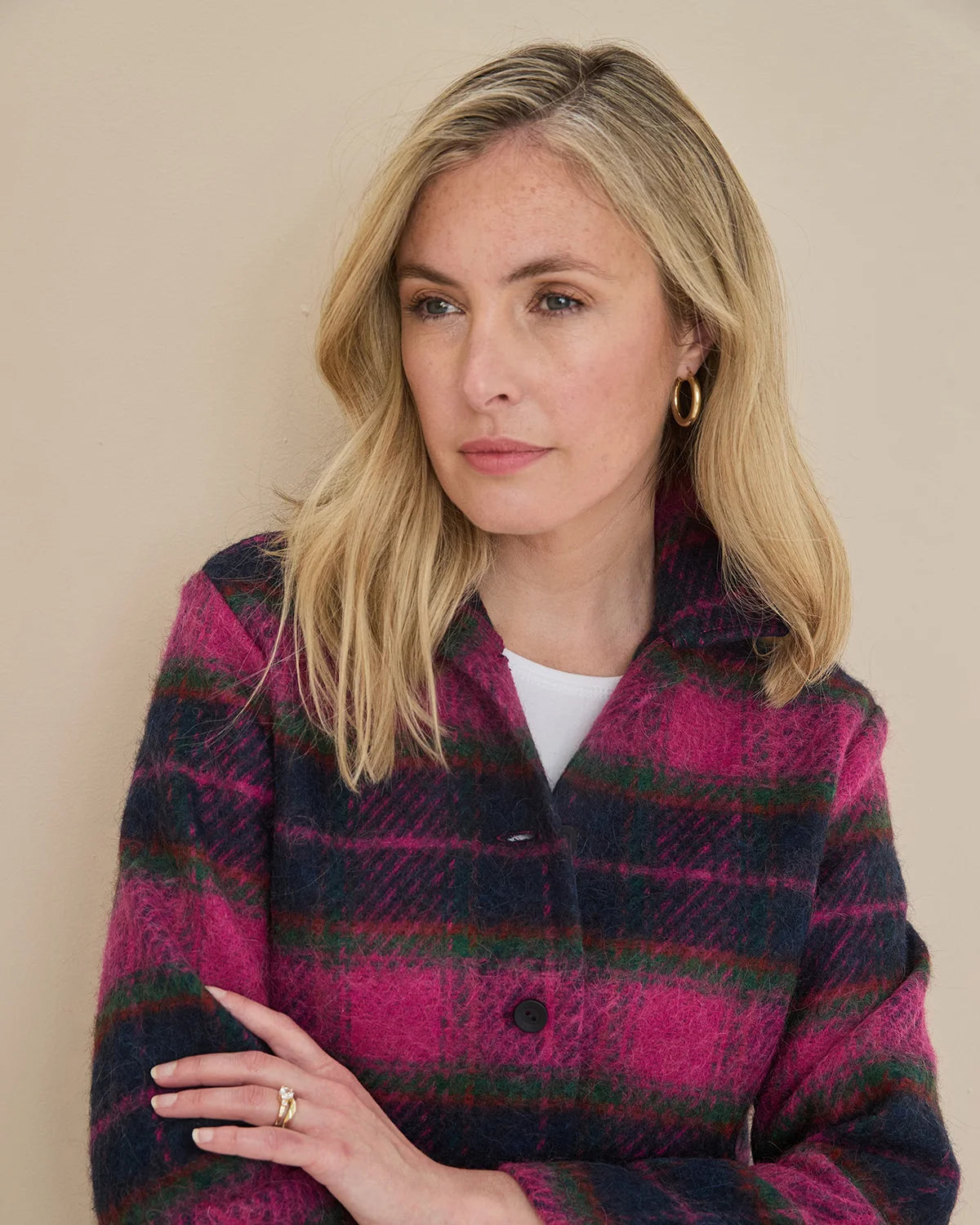 Tammy Wool Rich Checked Jacket