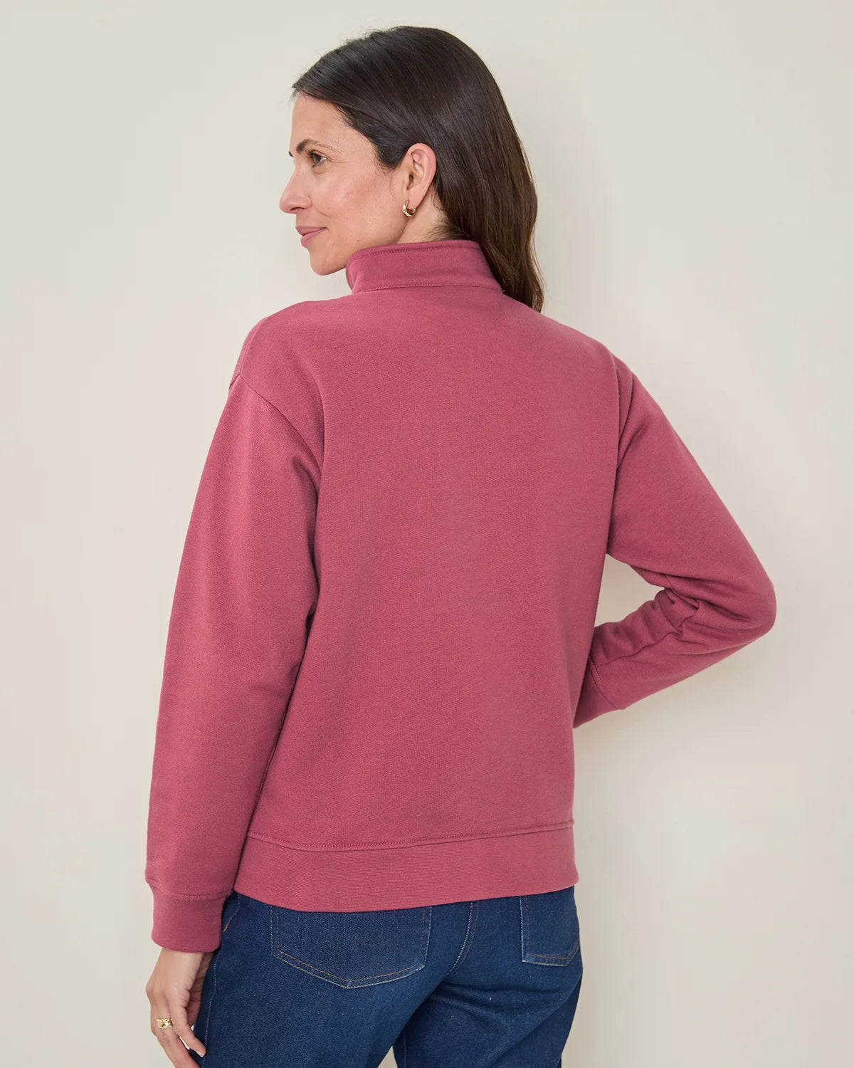 Taylor Cotton Mix Leisure Cardigan - Red
