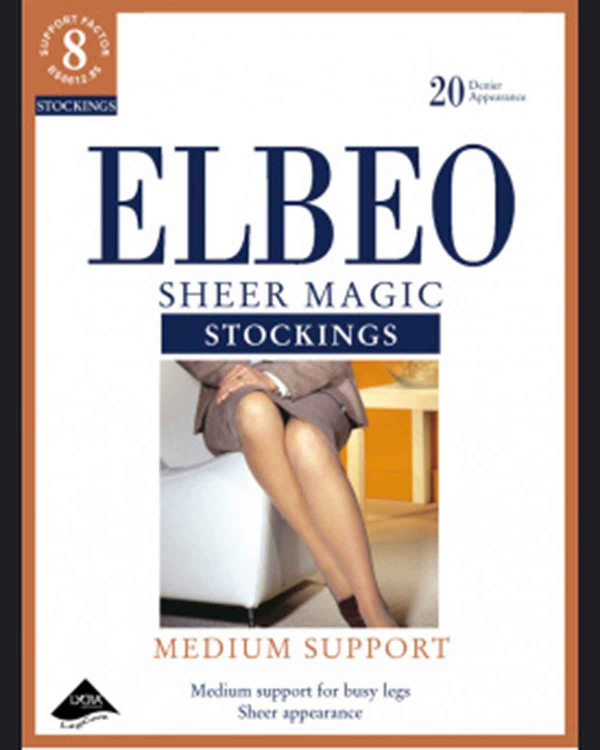 Elbeo Sheer Magic Medium Support Stockings - Haze - Elbeo