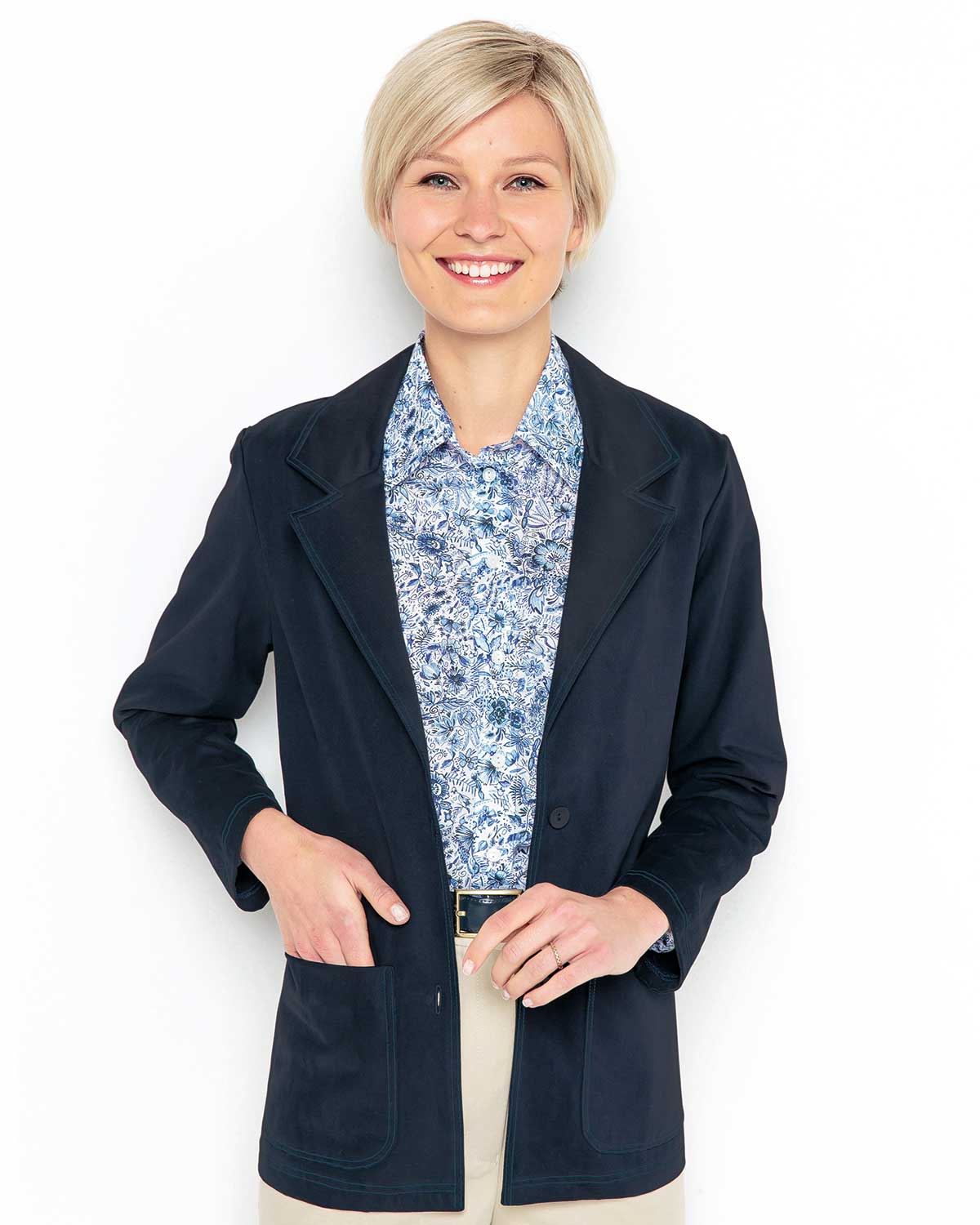 Chino Jacket - Navy - The Classic Boutique