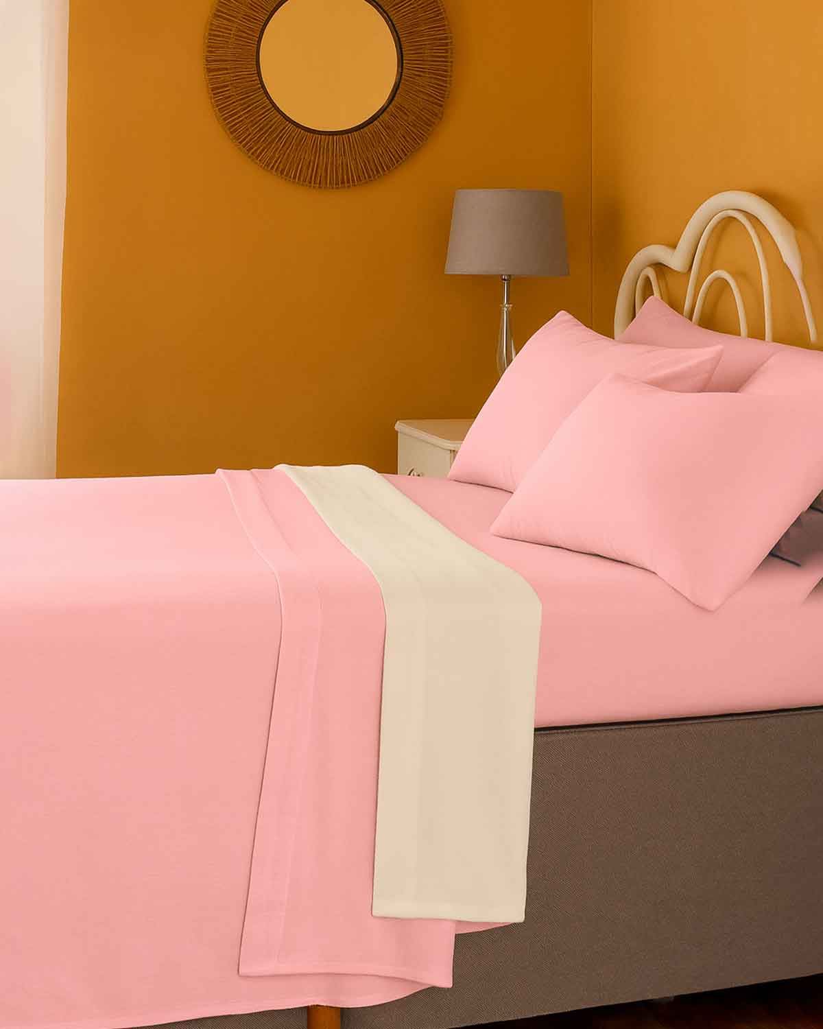 Luxury Flannelette Sheets - Pink - The Classic Boutique