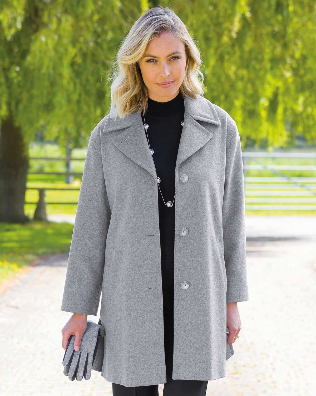 Buckland Coat - Grey - The Classic Boutique