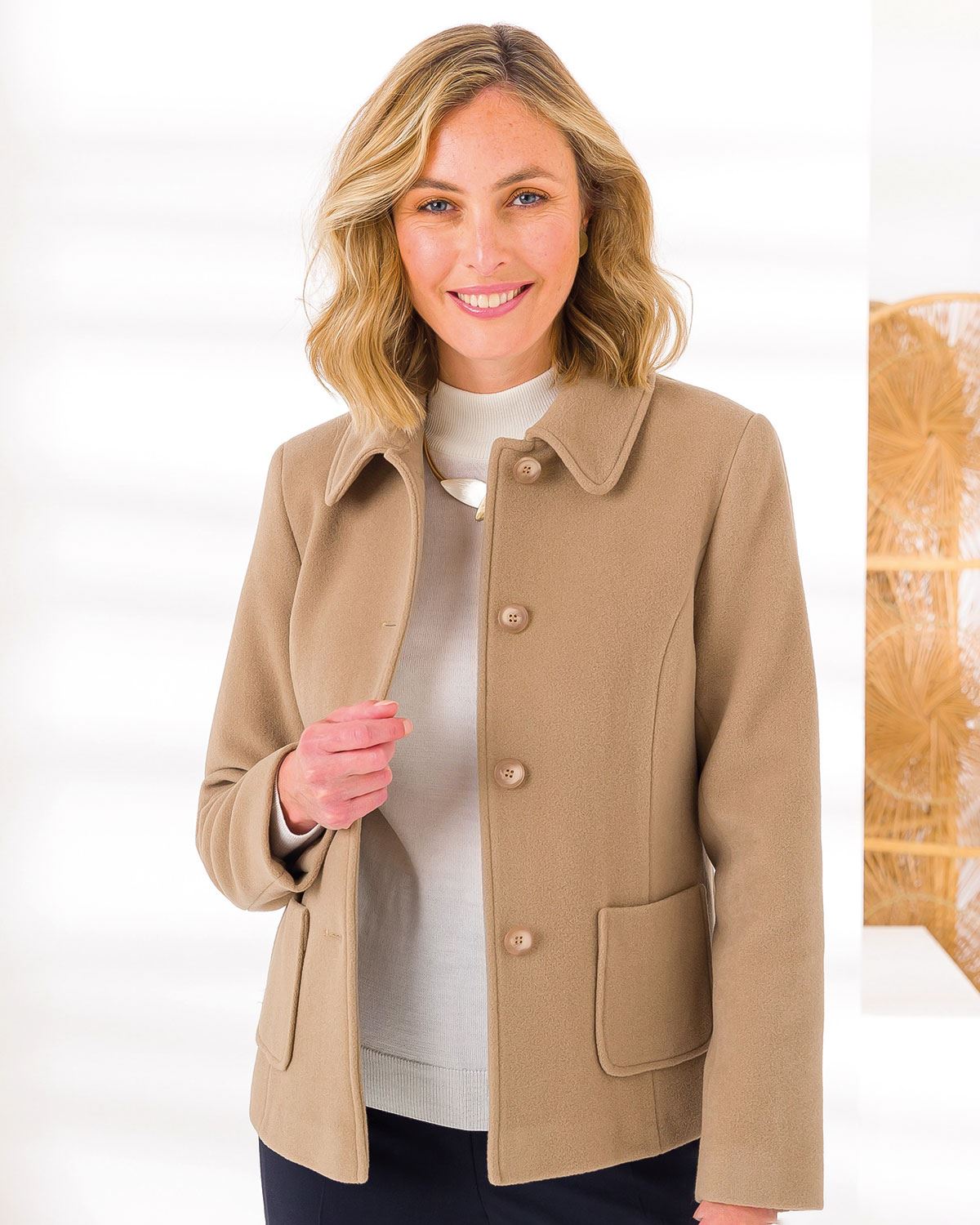 Marlow Jacket - Camel - The Classic Boutique