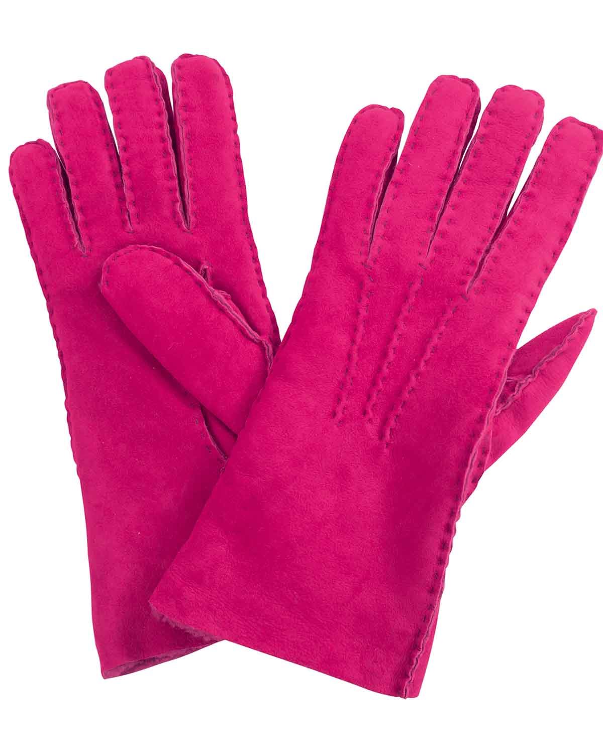 Lambskin Gloves - Pink - The Classic Boutique
