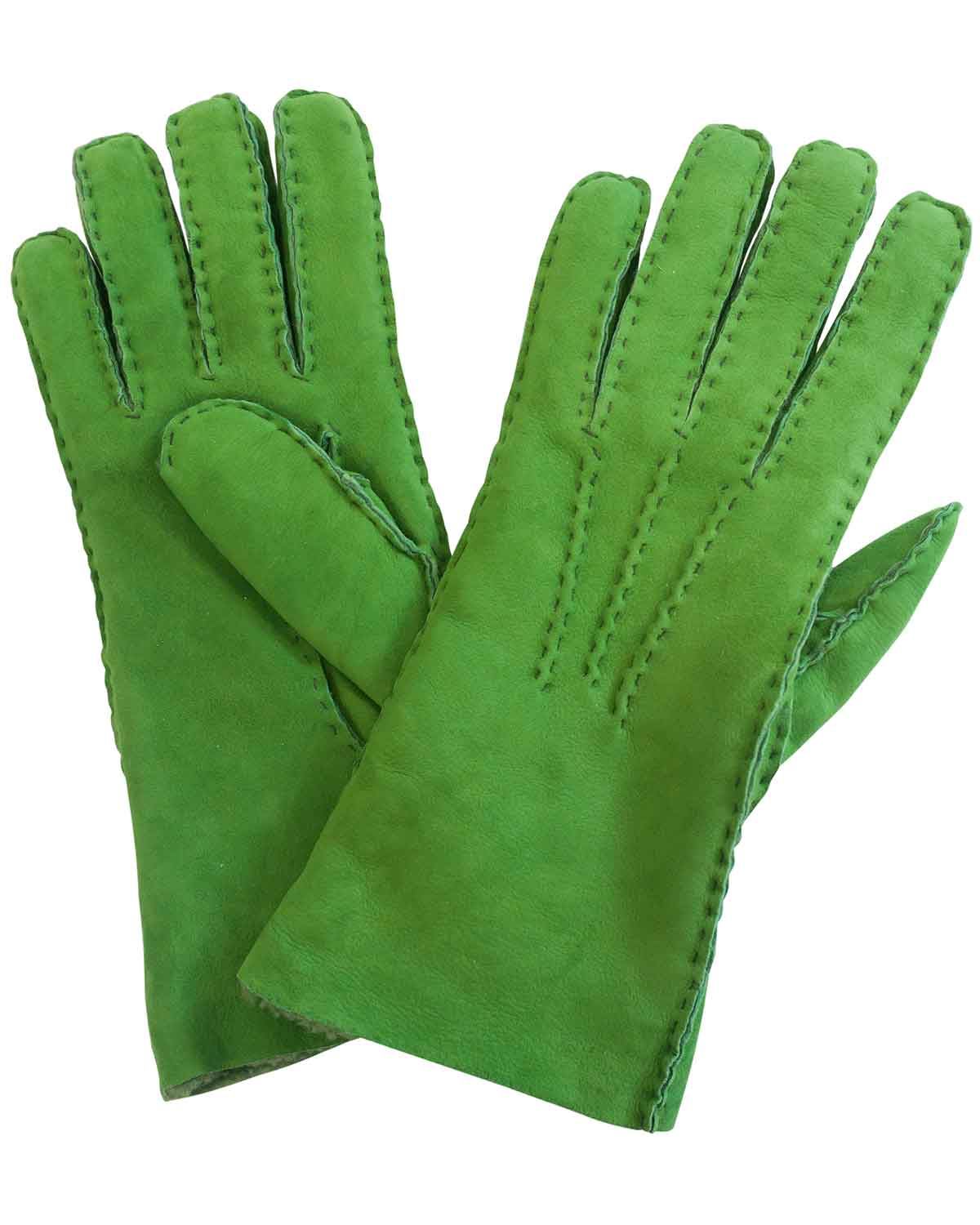 Lambskin Gloves - Apple - The Classic Boutique