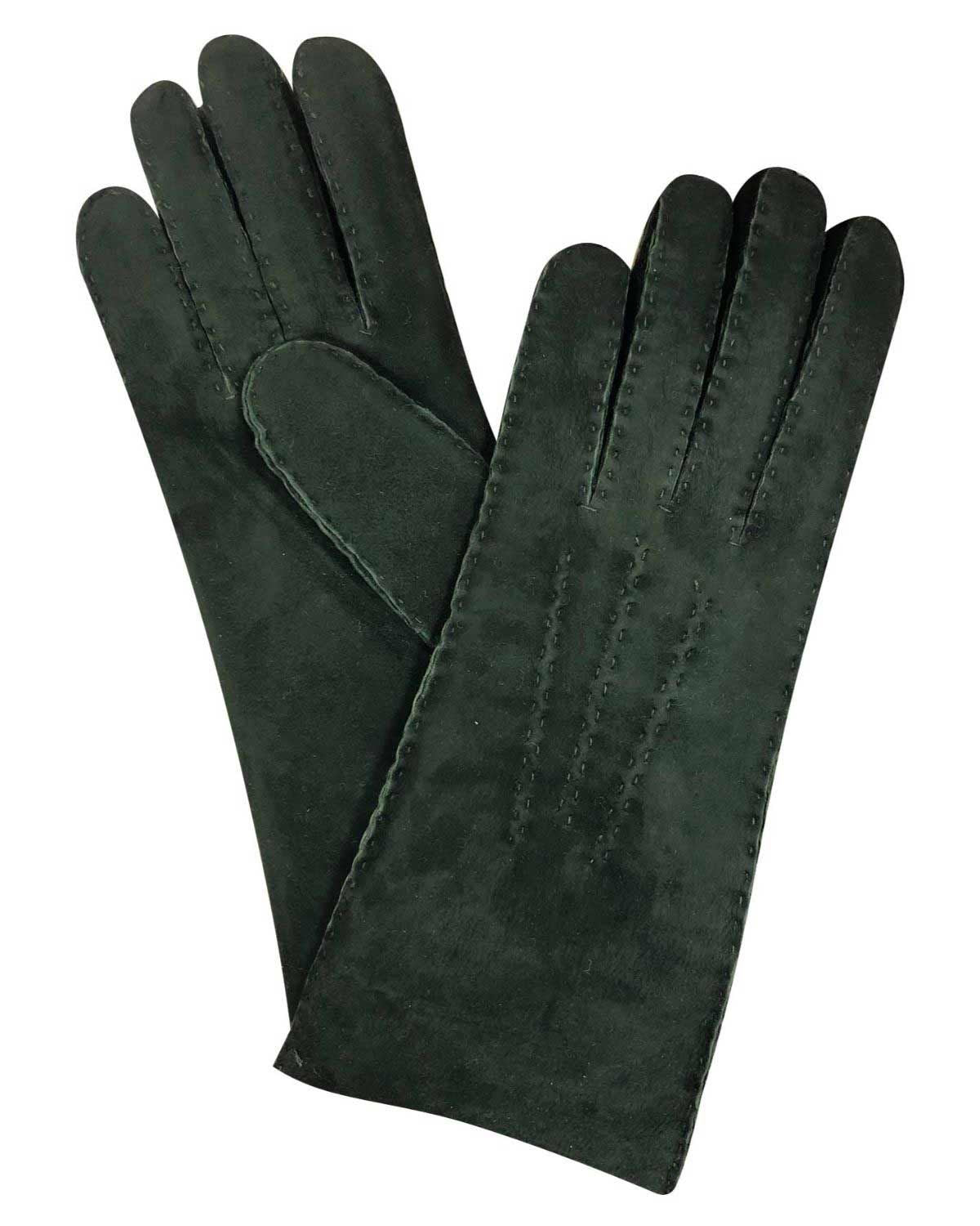 Lambskin Gloves - Green - The Classic Boutique