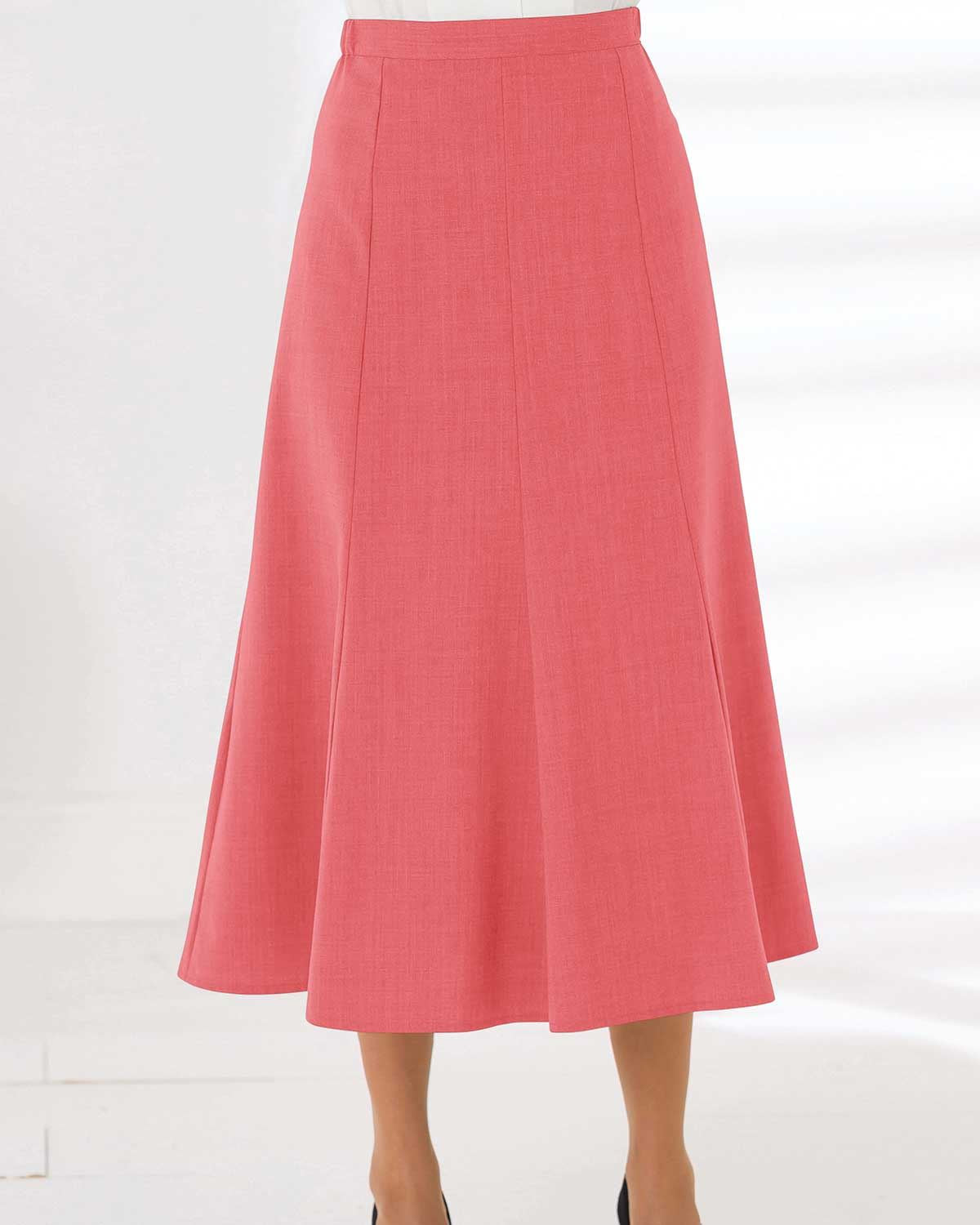 Sandown Skirt - Coral - The Classic Boutique