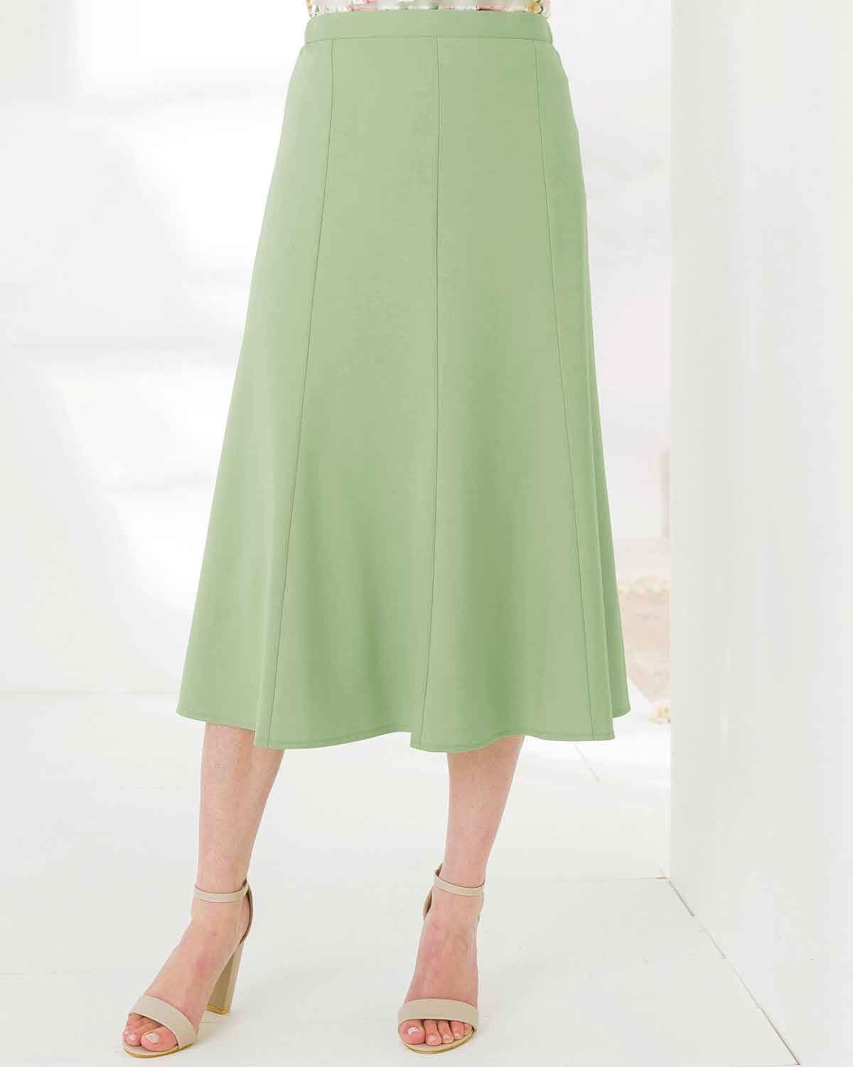 Sandown Skirt - Pear - The Classic Boutique