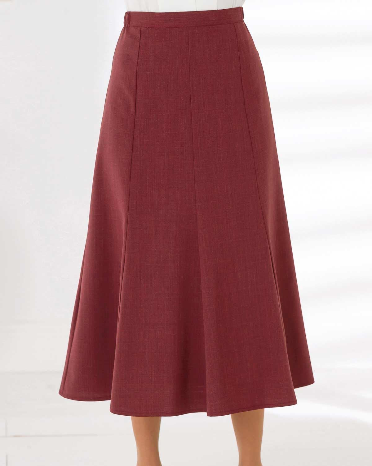 Sandown Skirt - Rust - The Classic Boutique