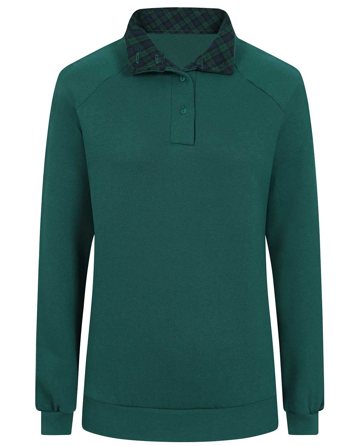 Leisure Sweatshirt Blackwatch - Green - Image 2 - The Classic Boutique