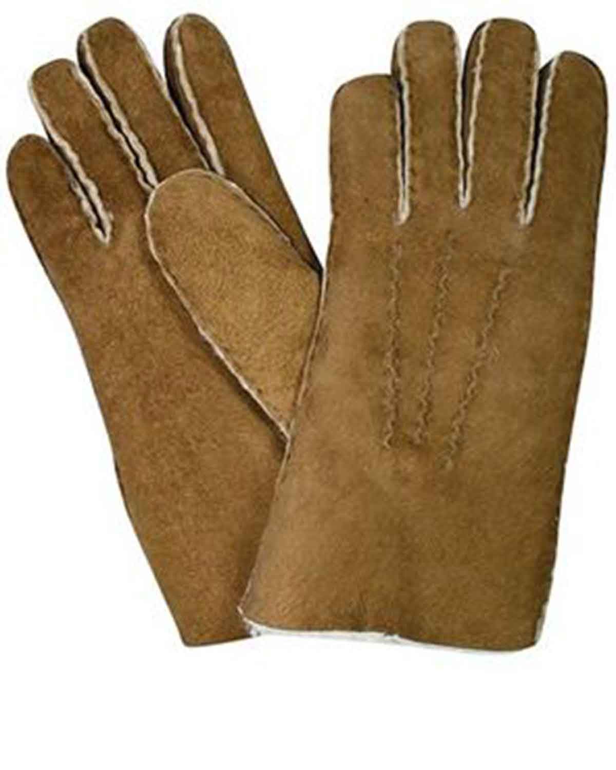 Hand Sewn Lambskin Gloves - Tan - The Classic Boutique