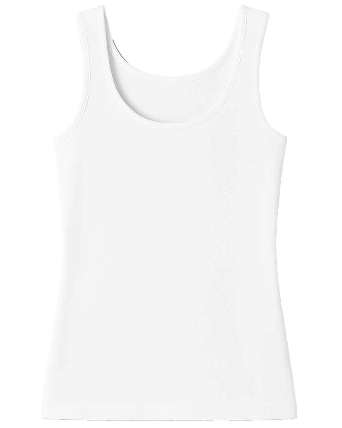 Seam-free Vest Top - White - The Classic Boutique