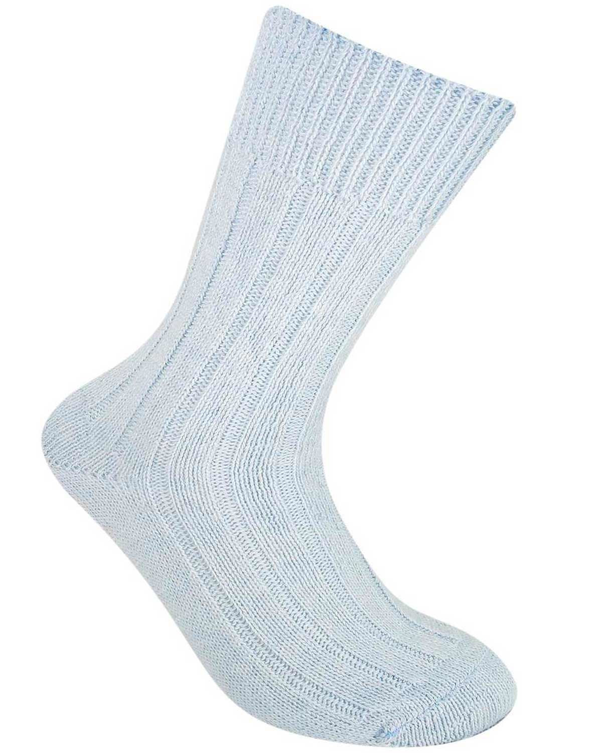 Alpaca Womens Bed Socks - Pale Blue - The Classic Boutique