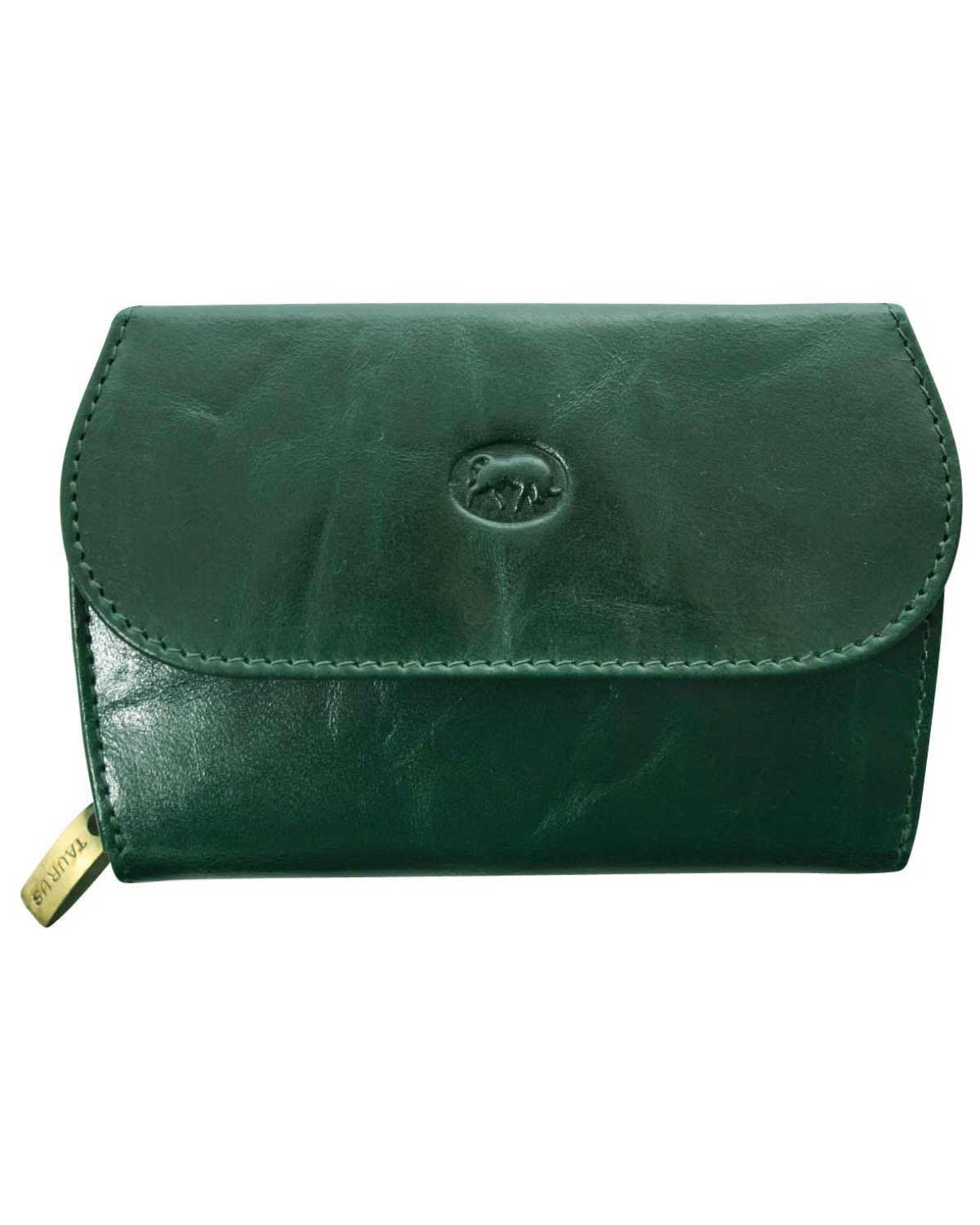 Leather Purse - Green - The Classic Boutique