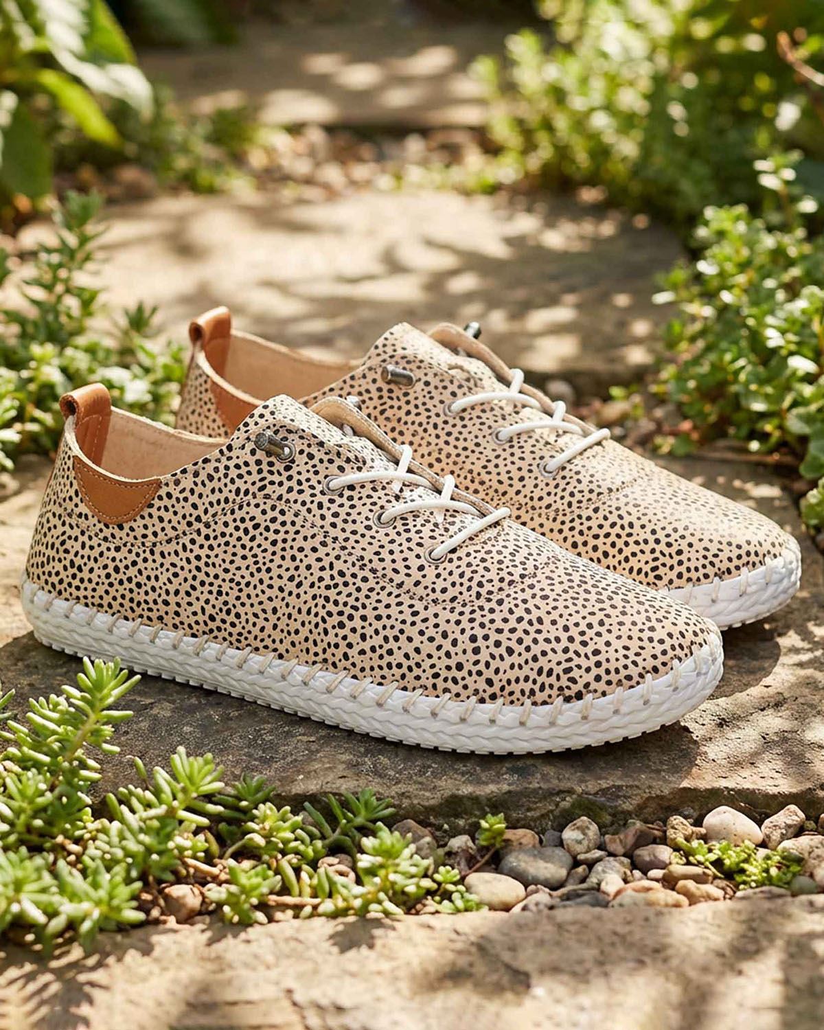 Lunar Leather St Ives Shoe - Animal Spot - Lunar
