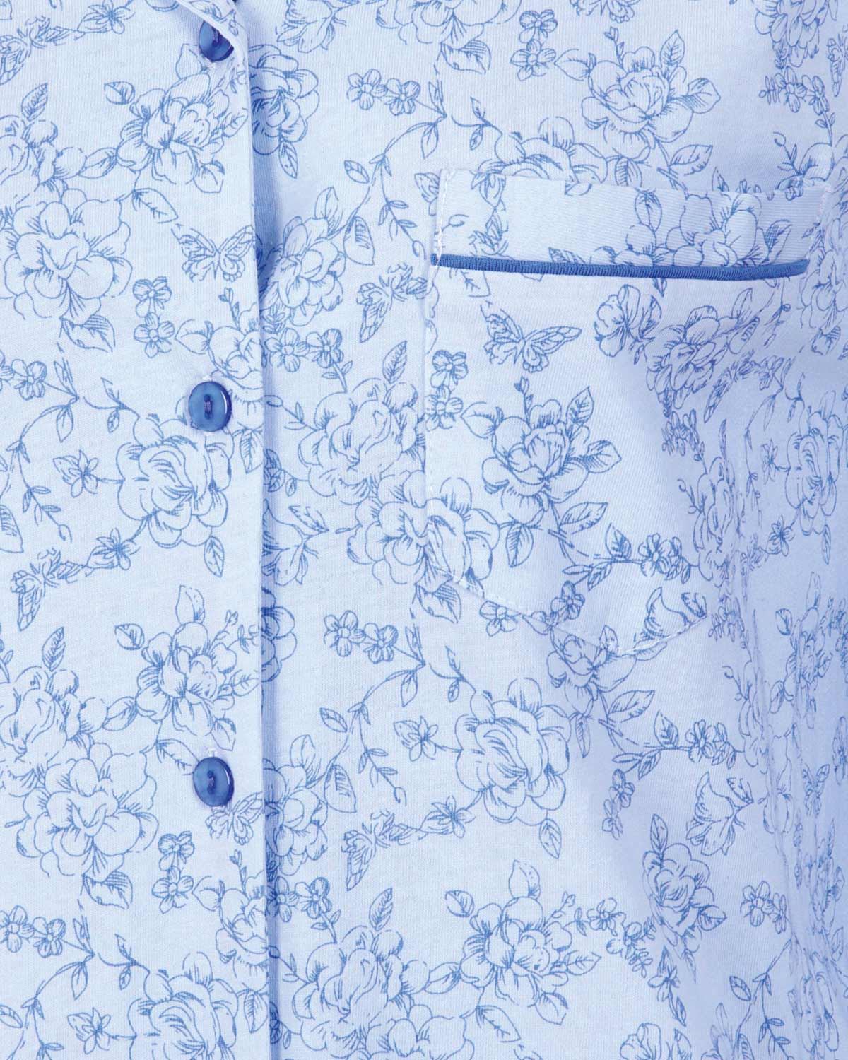 Slenderella Pyjamas Freda - Blue - Image 2 - The Classic Boutique