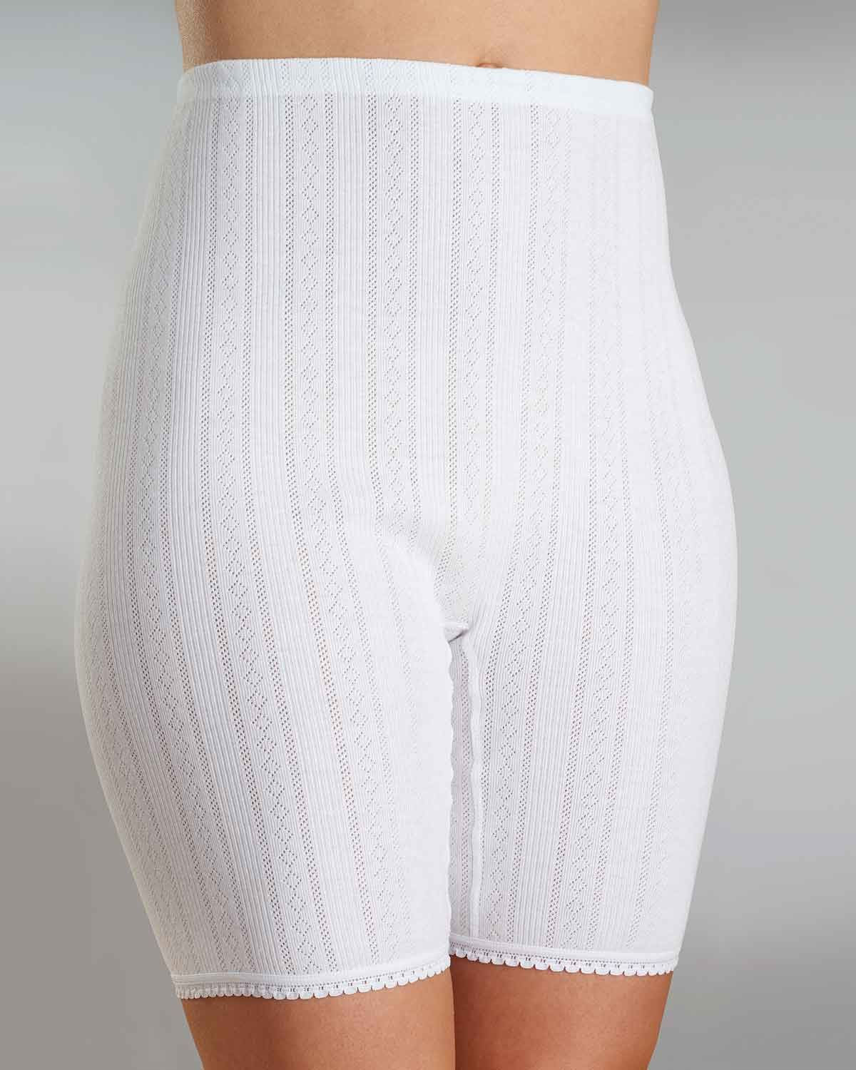 Vedonis Seamless Pantee - White Cotton - Image 2 - The Classic Boutique