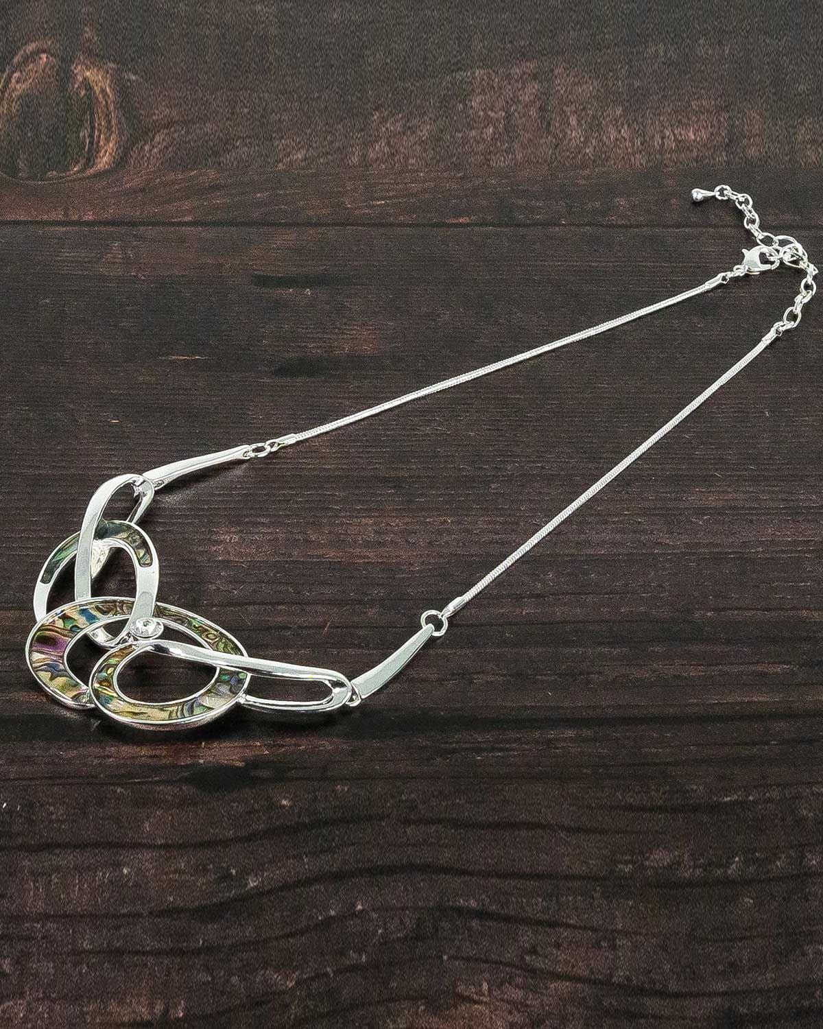Glenda Mother of Pearl Effect Ladies Necklace - The Classic Boutique