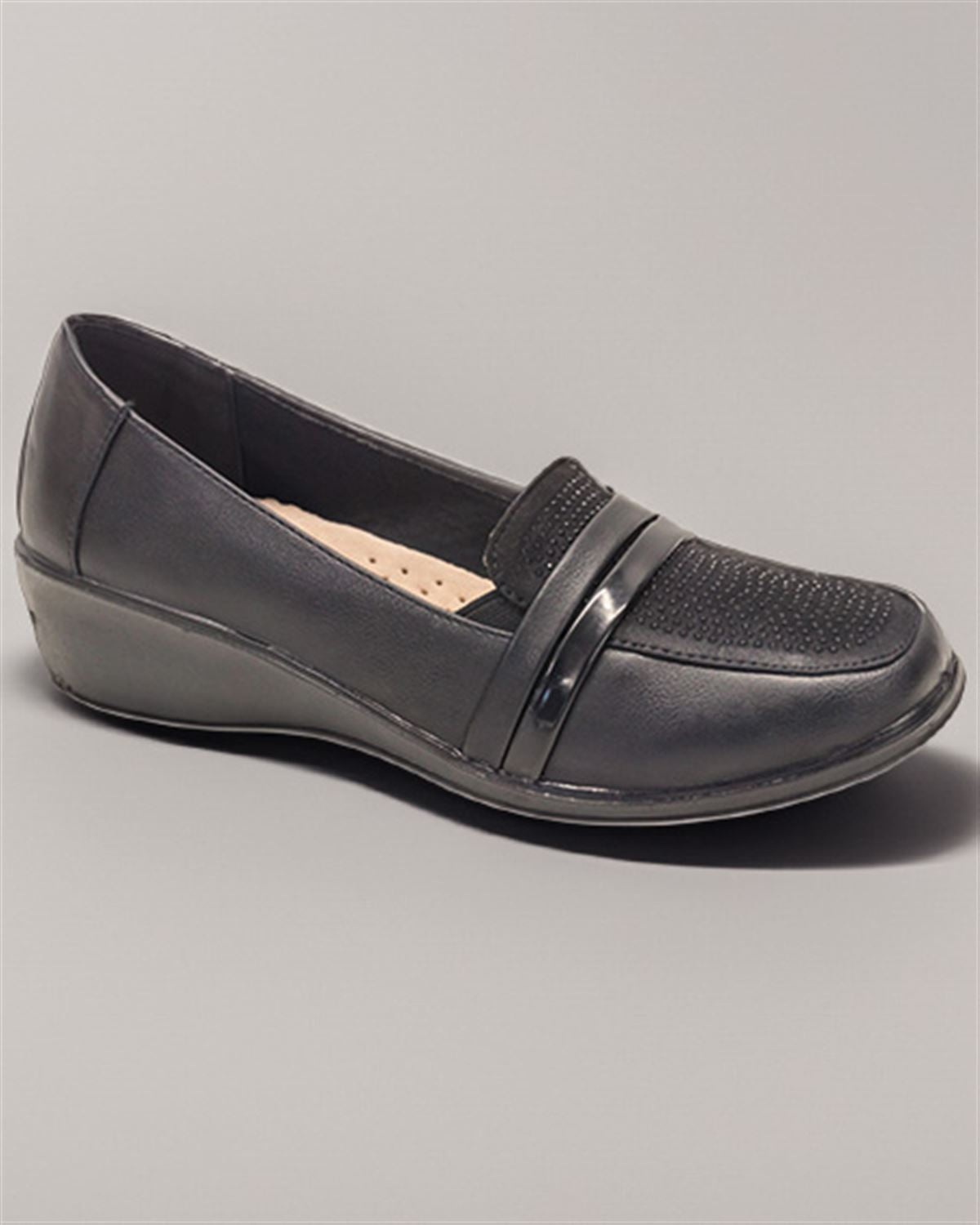 Lunar Jacqui Ladies Shoe - Black - Lunar