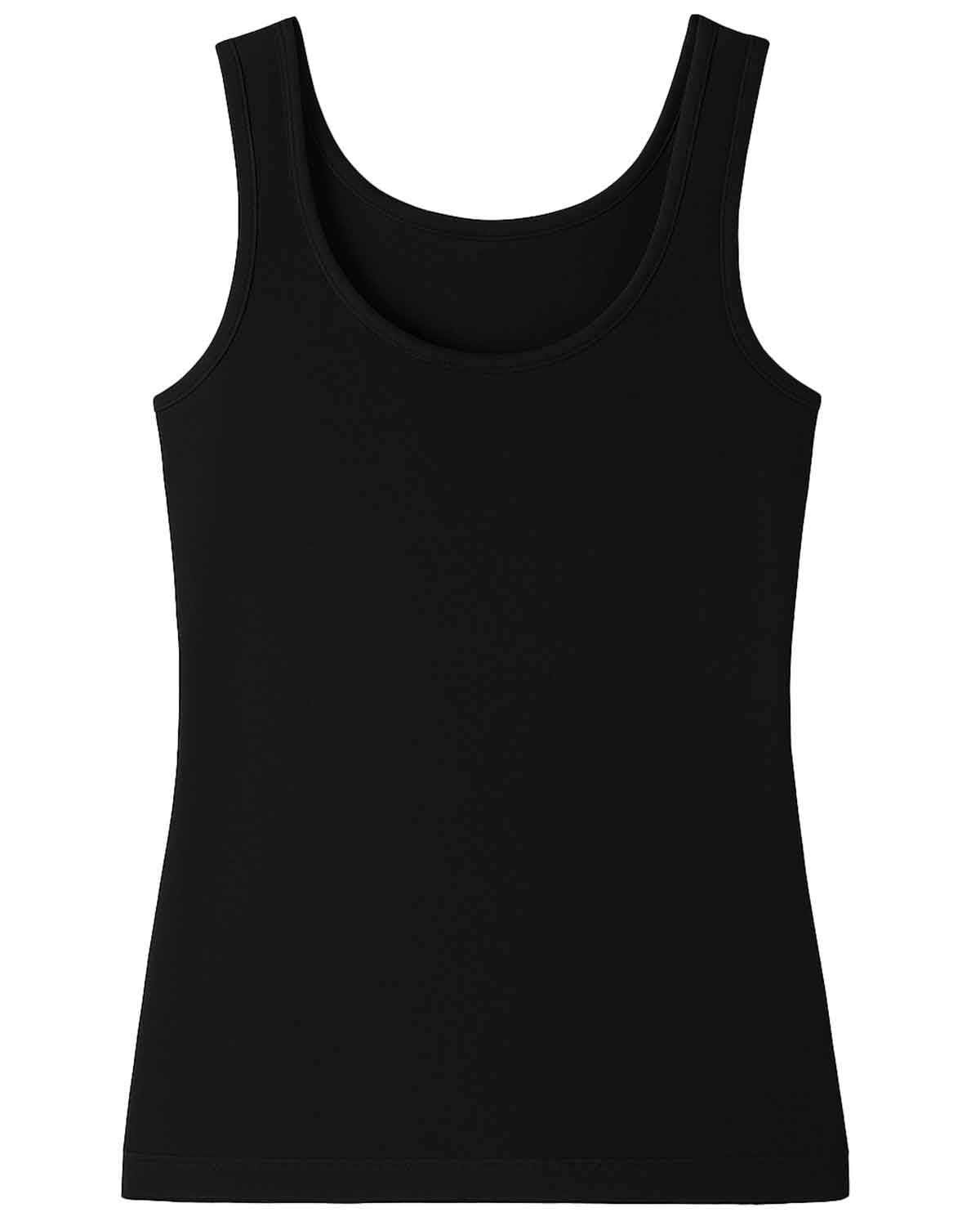 Slenderella Gaspe Camisole Top - Black - Slenderella