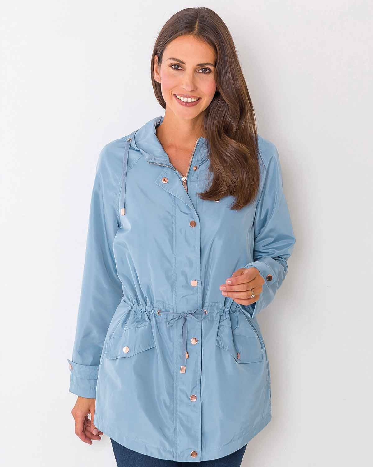 Bertha Showerproof Parka Style Jacket - Image 1 - The Classic Boutique