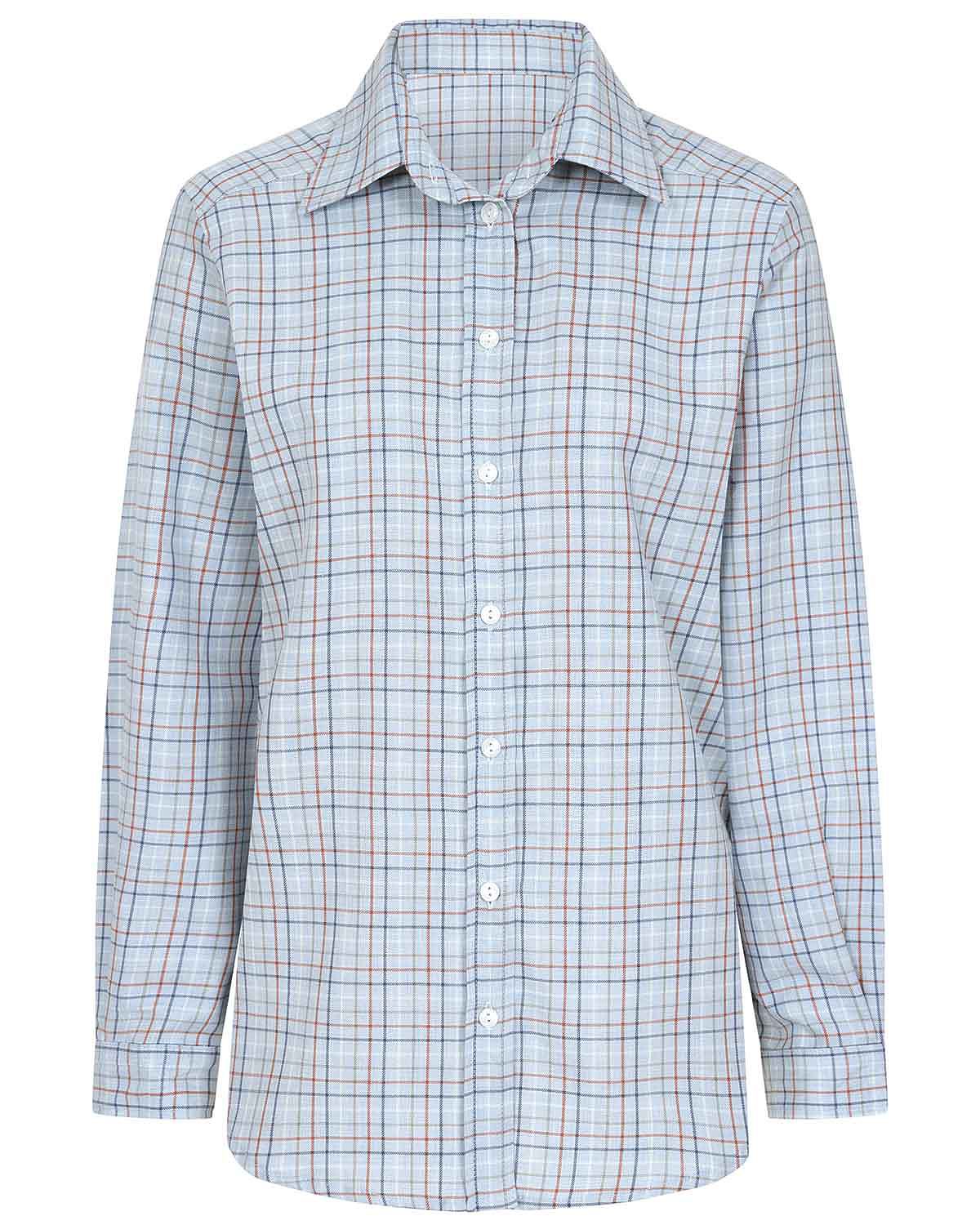 Harriet Checked Soft Handle Long Sleeve Blouse - Image 3 - The Classic Boutique