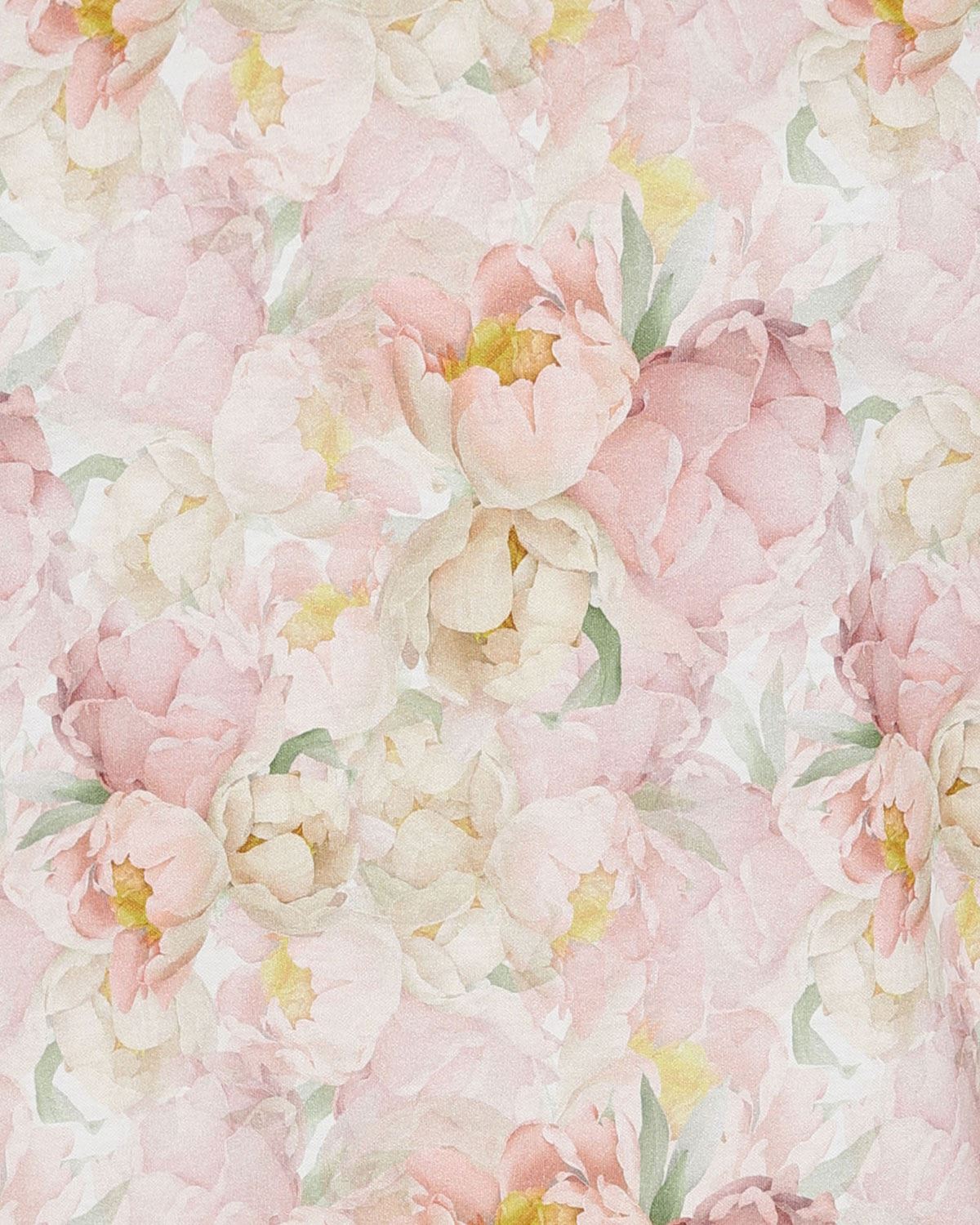 Melody Floral Cotton 3/4 Sleeve Blouson Top - Image 3 - The Classic Boutique