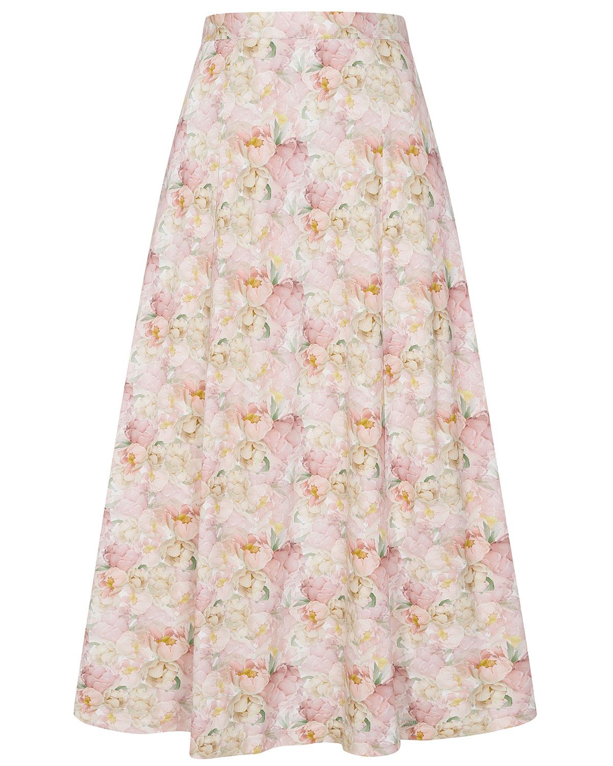 Melody Floral Pure Cotton Pull On Skirt - Image 2 - The Classic Boutique