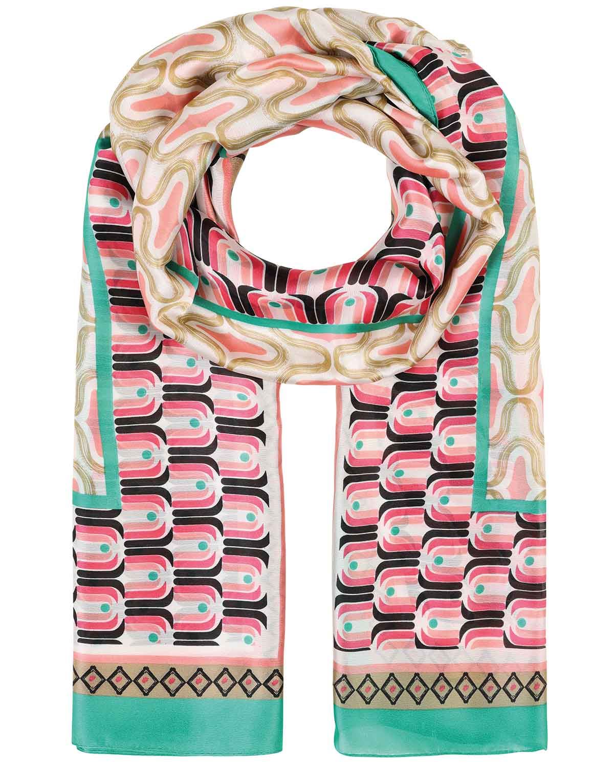 Shauna Patterned Viscose Scarf - Image 1 - The Classic Boutique